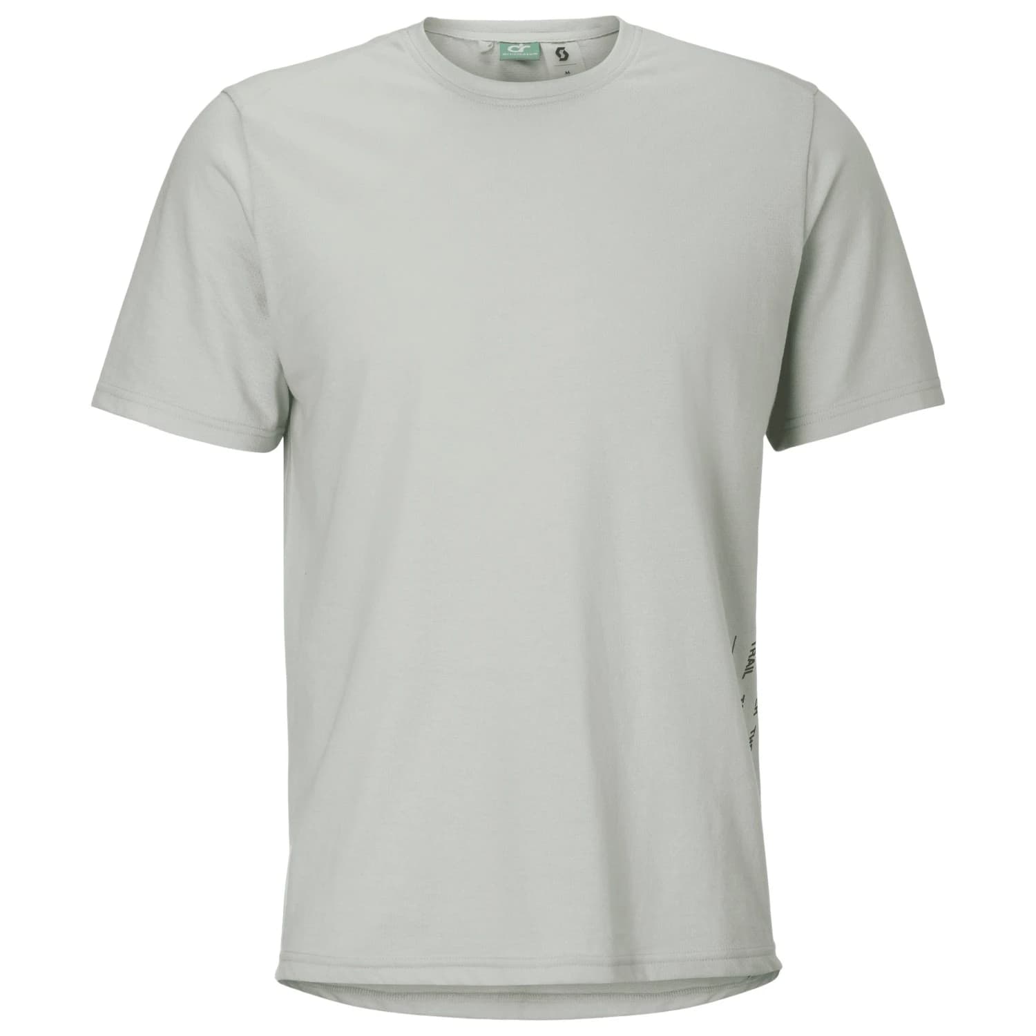 Мъжка тениска Scott Tee Endurance Dri S/S Running shirt - Spray Grey / Acid Yellow