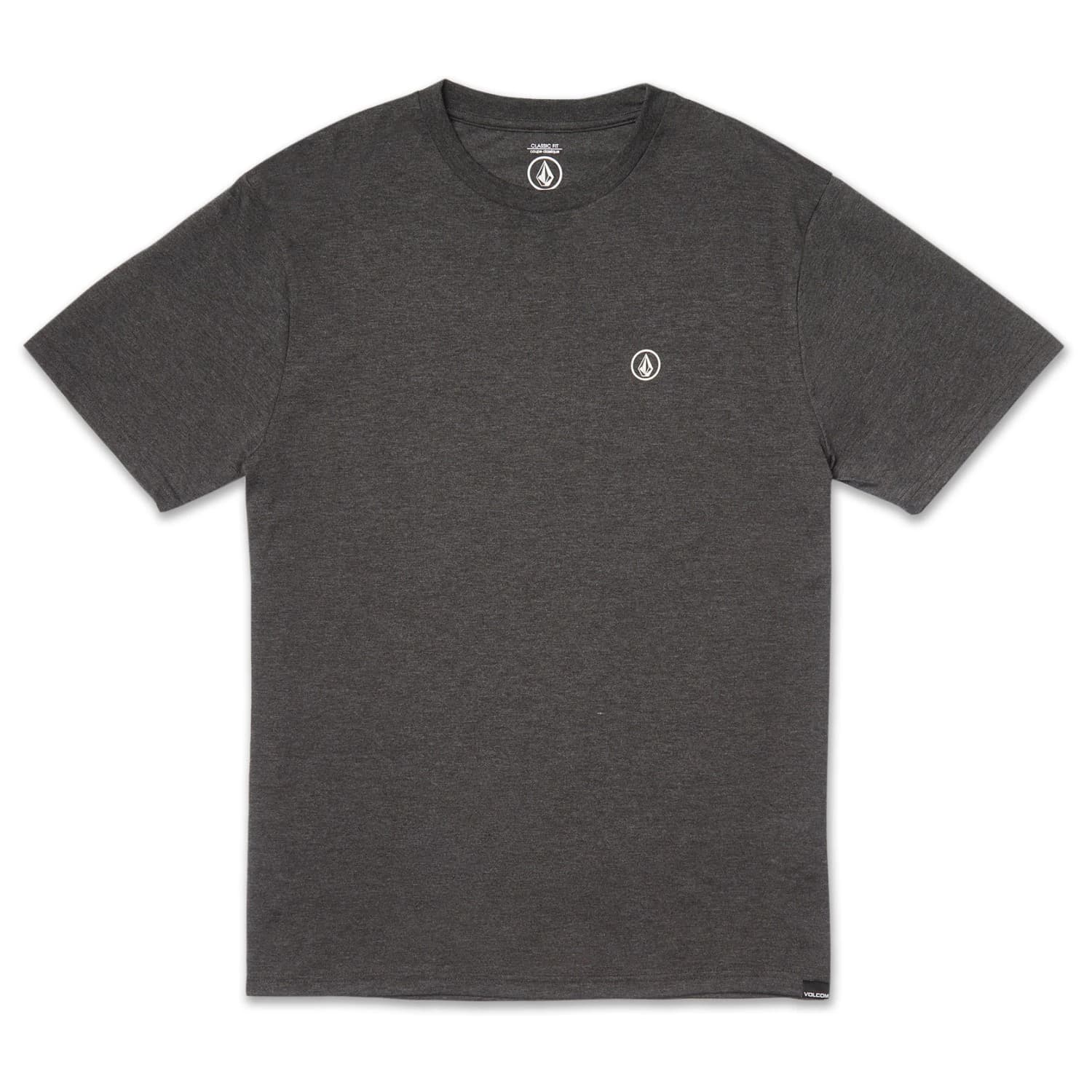 Мъжка тениска Volcom Circle Blanks HTH SST T-shirt - Heather Black