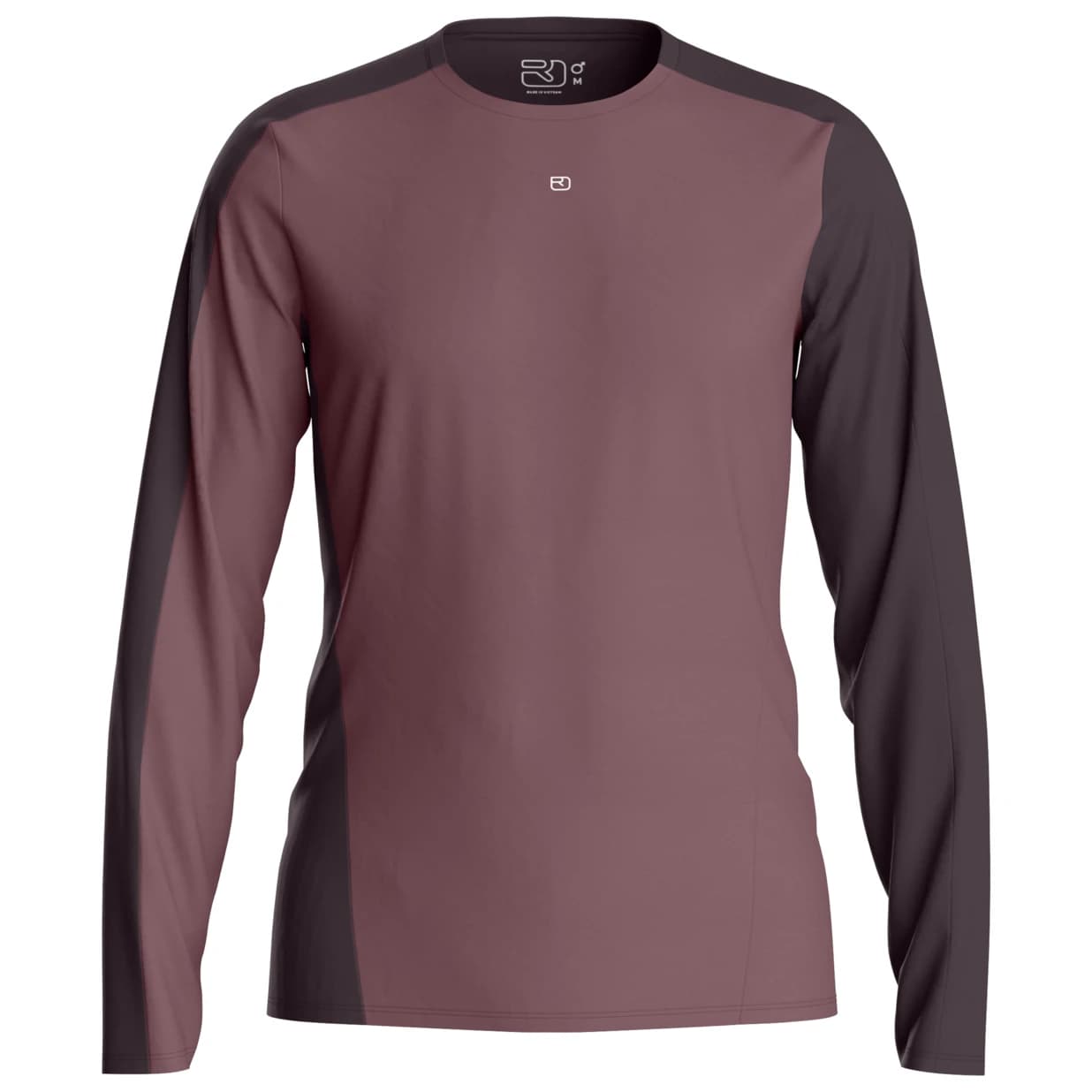 Мъжка мериносова блуза Ortovox 120 Cool Tec Fast Upward L/S Merino shirt - Chestnut