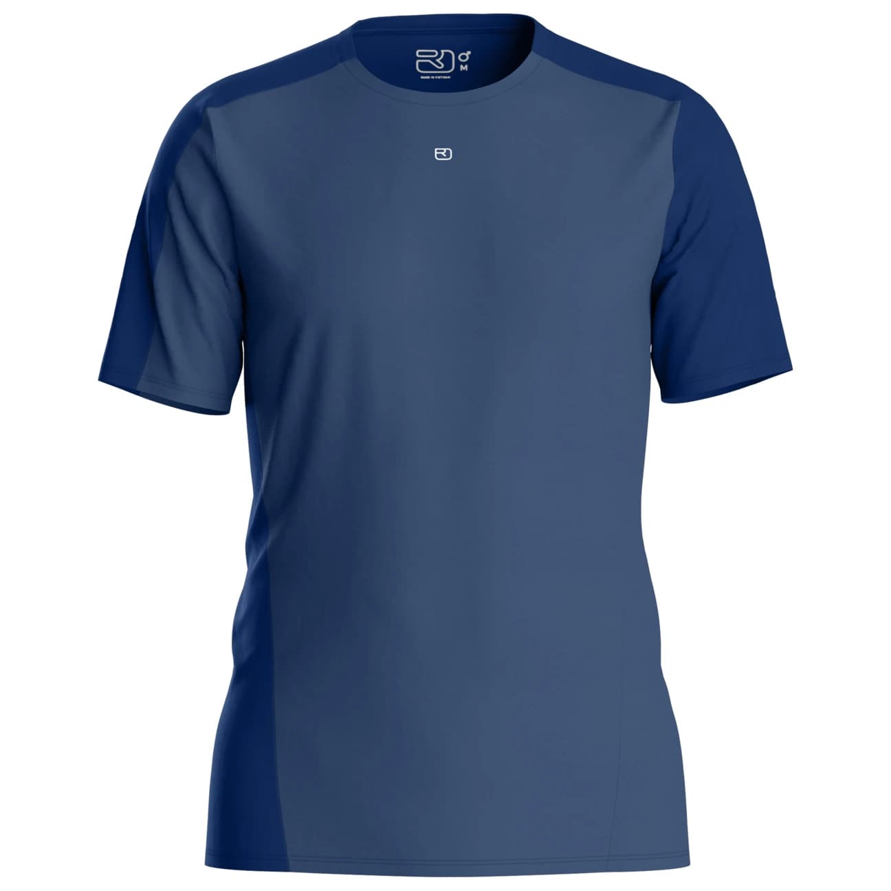 Мъжка мериносова блуза Ortovox 120 Cool Tec Fast Upward T-Shirt Merino shirt - Blue Nunatak