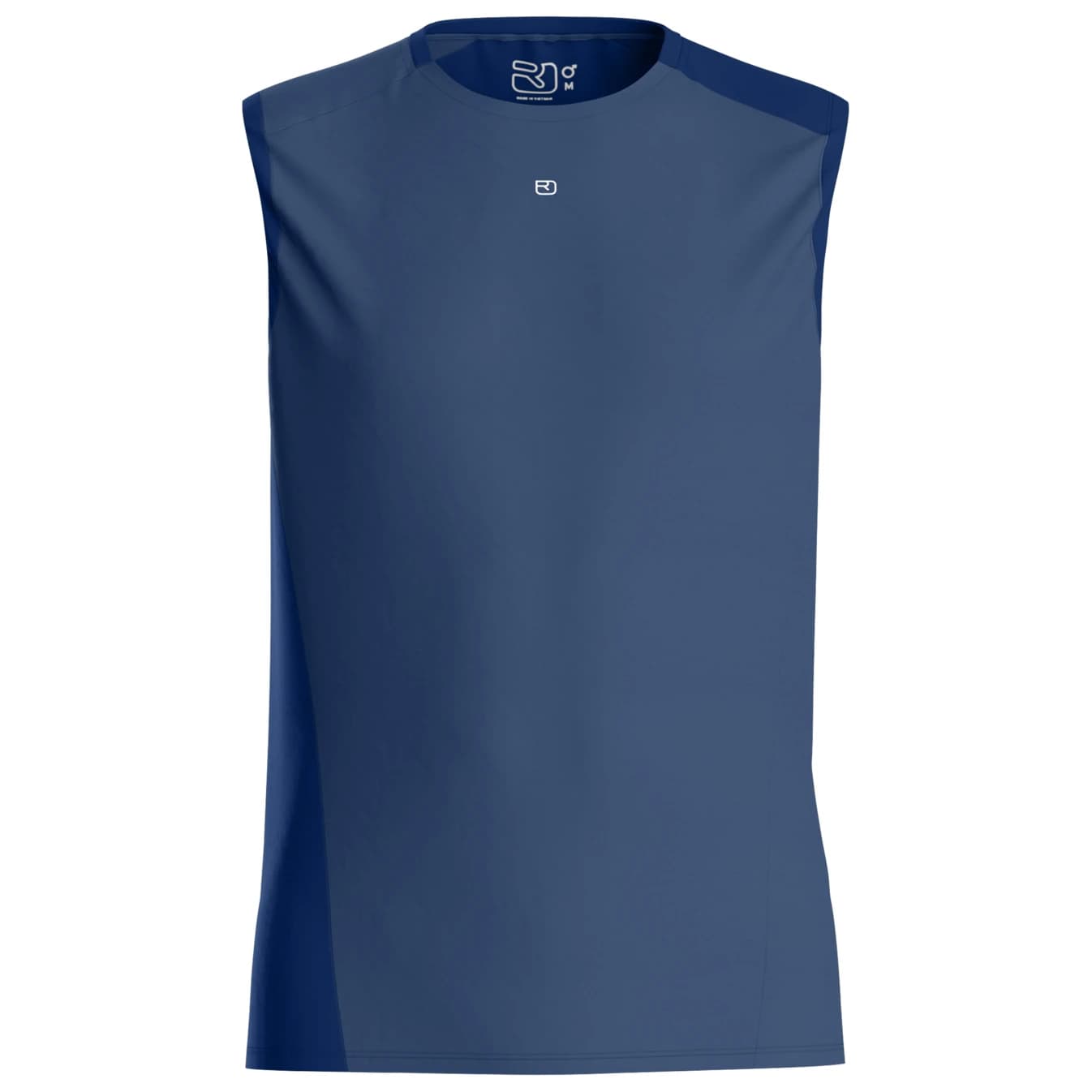 Мъжка мериносова блуза Ortovox 120 Cool Tec Fast Upward Top Merino shirt - Blue Nunatak