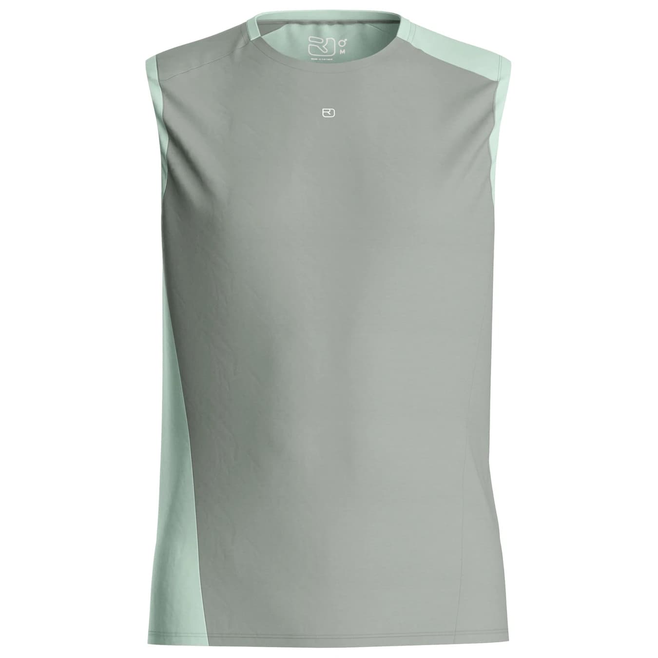 Мъжка мериносова блуза Ortovox 120 Cool Tec Fast Upward Top Merino shirt - Green Sage