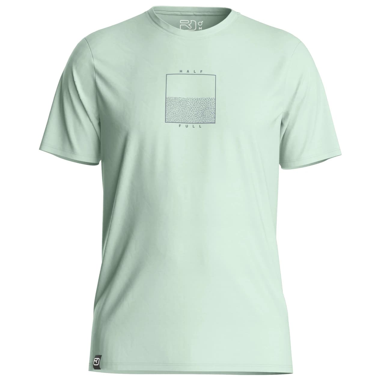 Мъжка мериносова блуза Ortovox 150 Cool Half Full T-Shirt Merino shirt - Green Acid