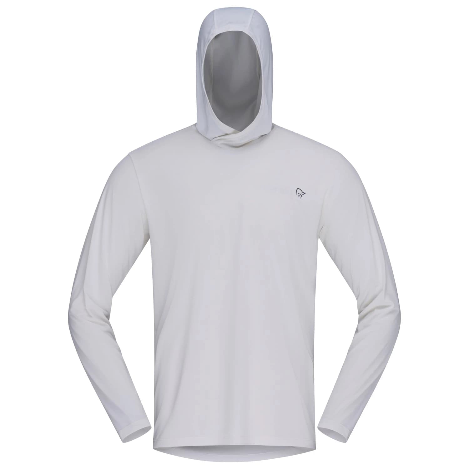 Мъжка спортна тениска Norrøna Femund Tech Hood Sport shirt - Snow White