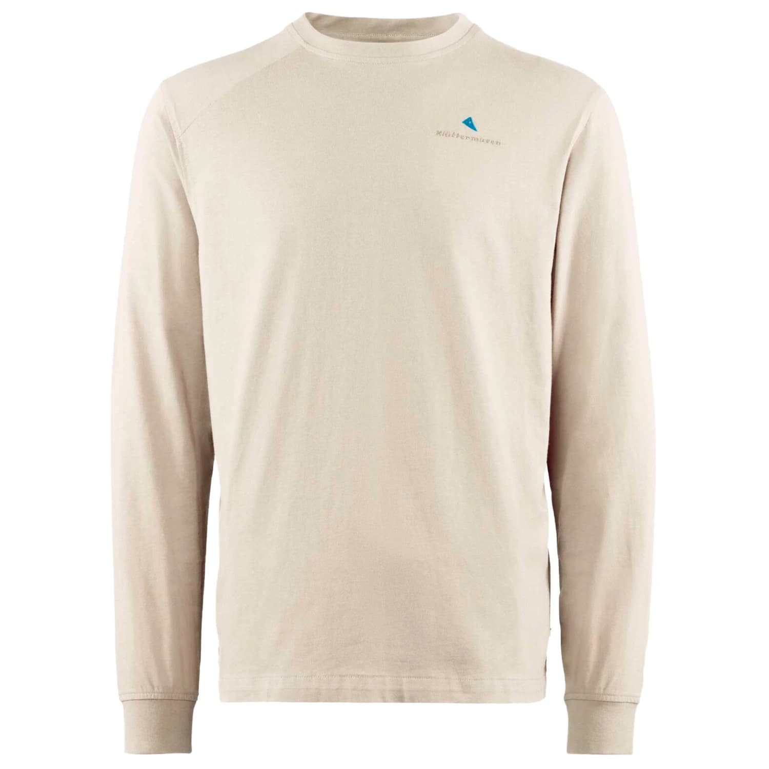 Мъжка тениска Klättermusen Root Logo L/S Tee Longsleeve - Clay