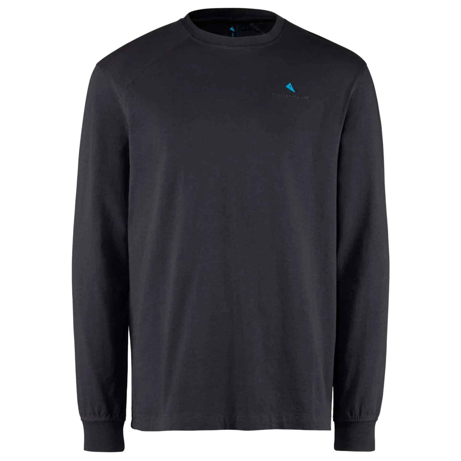 Мъжка тениска Klättermusen Root Logo L/S Tee Longsleeve - Raven