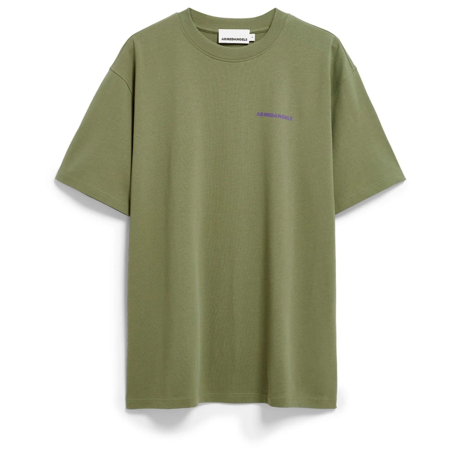 Мъжка тениска ARMEDANGELS Maarkos Outgrown T-shirt - Fatigue Green