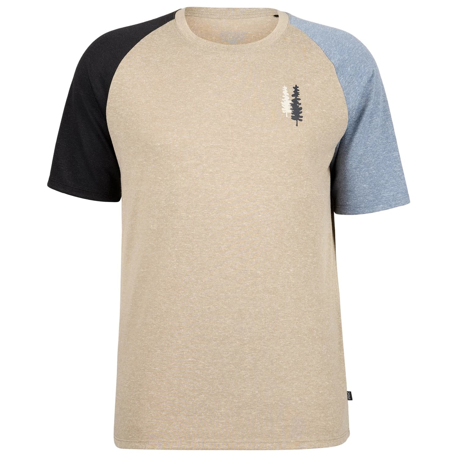 Мъжка спортна тениска Stoic Hemp15 LofsdalenSt. III S/S Sport shirt - Hay Green / Multi