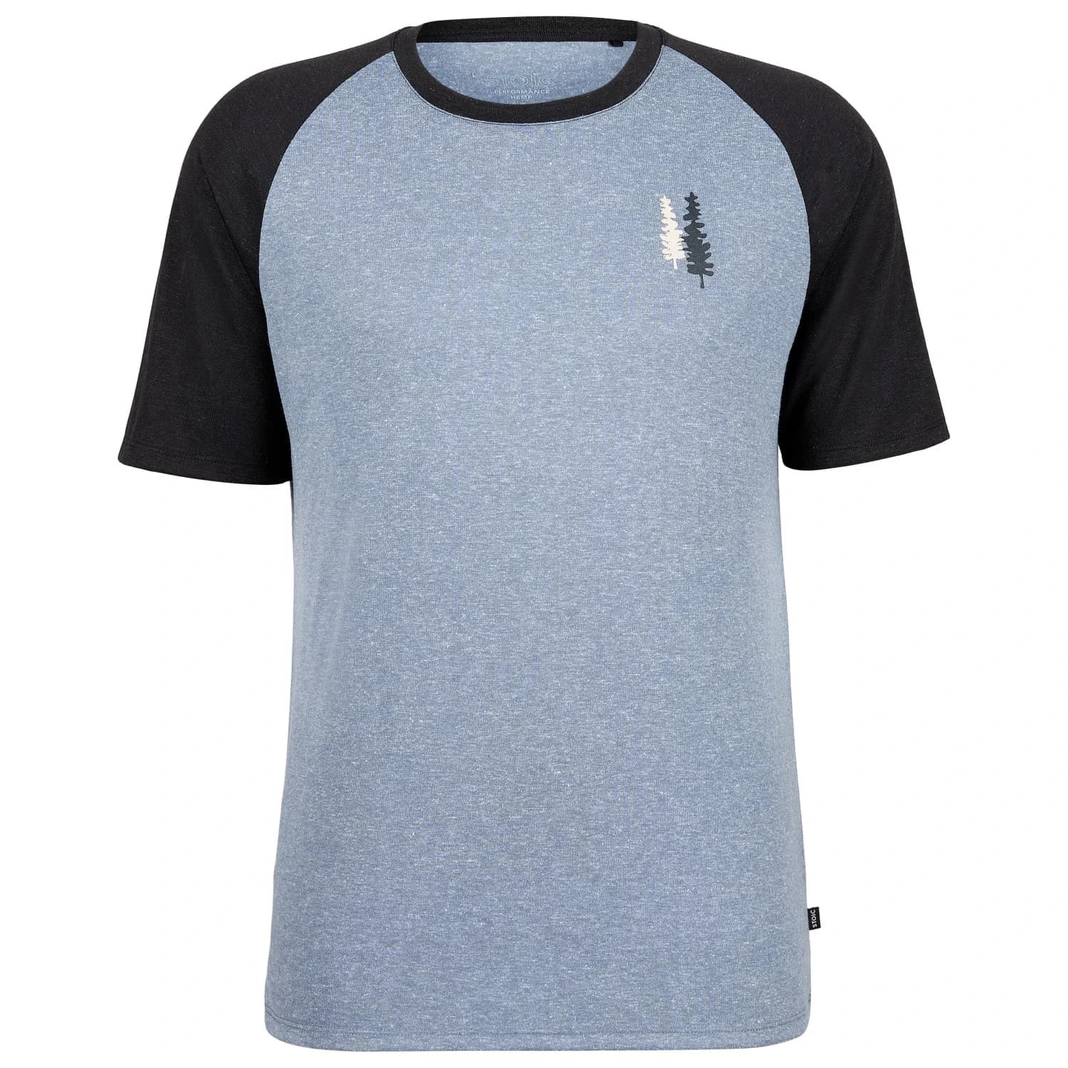 Мъжка спортна тениска Stoic Hemp15 LofsdalenSt. III S/S Sport shirt - Ocean Blue / Black