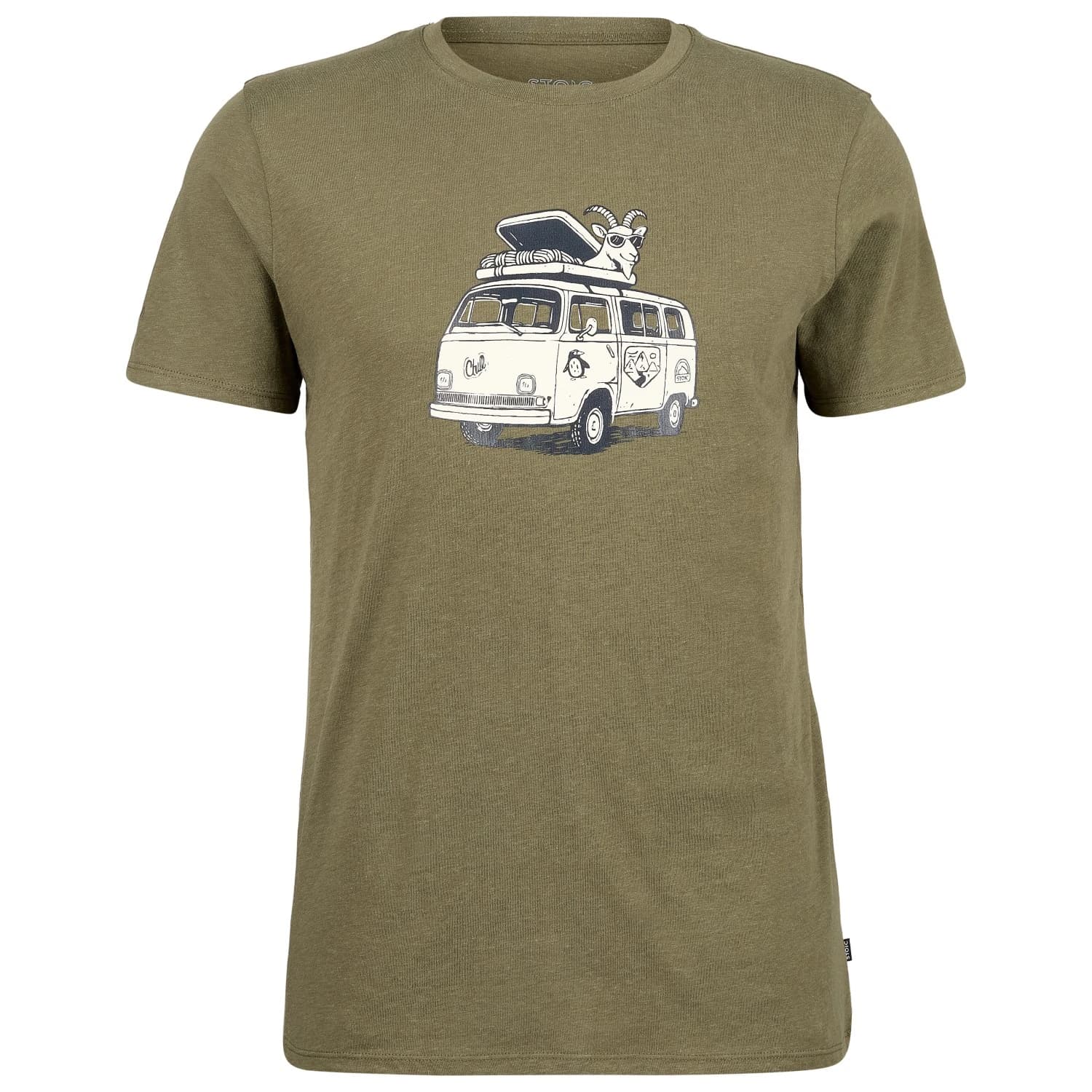 Мъжка тениска Stoic Hemp30 UtbySt. Print Tee T-shirt - Olive Green