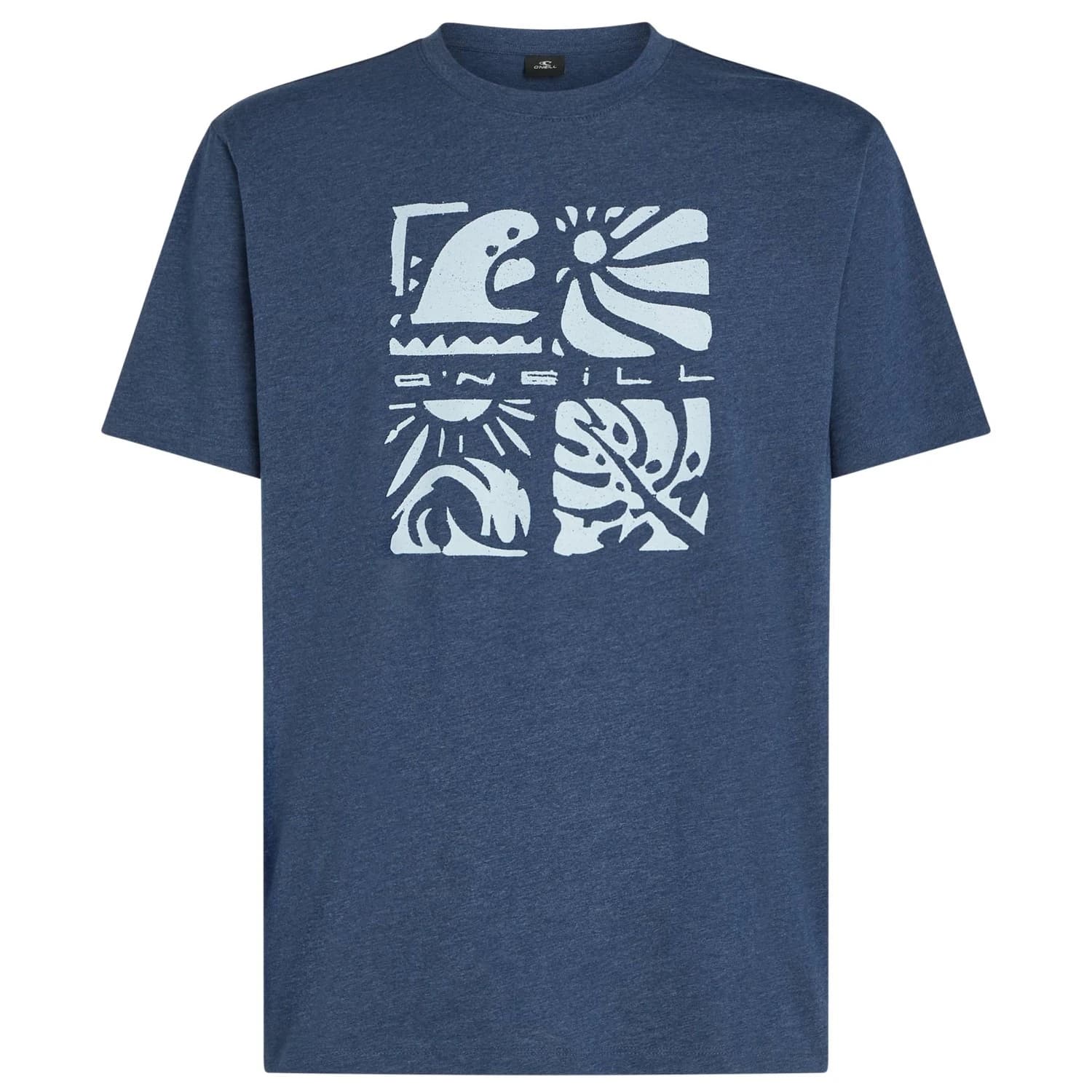 Мъжка тениска O'neill Melange Front Print T-Shirt - English Evening