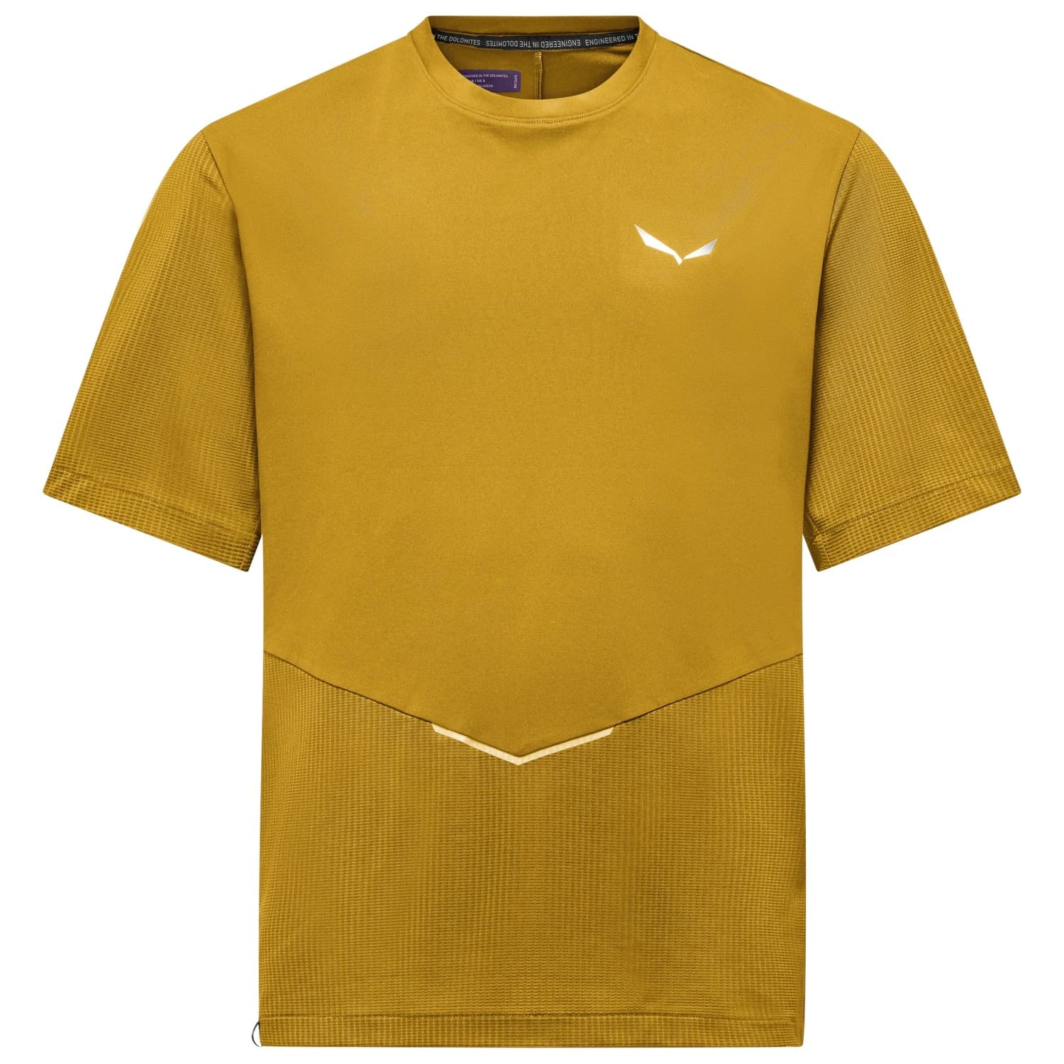Мъжка спортна тениска Salewa Pedroc Dry Hyb T-Shirt Sport shirt - Olive Oil