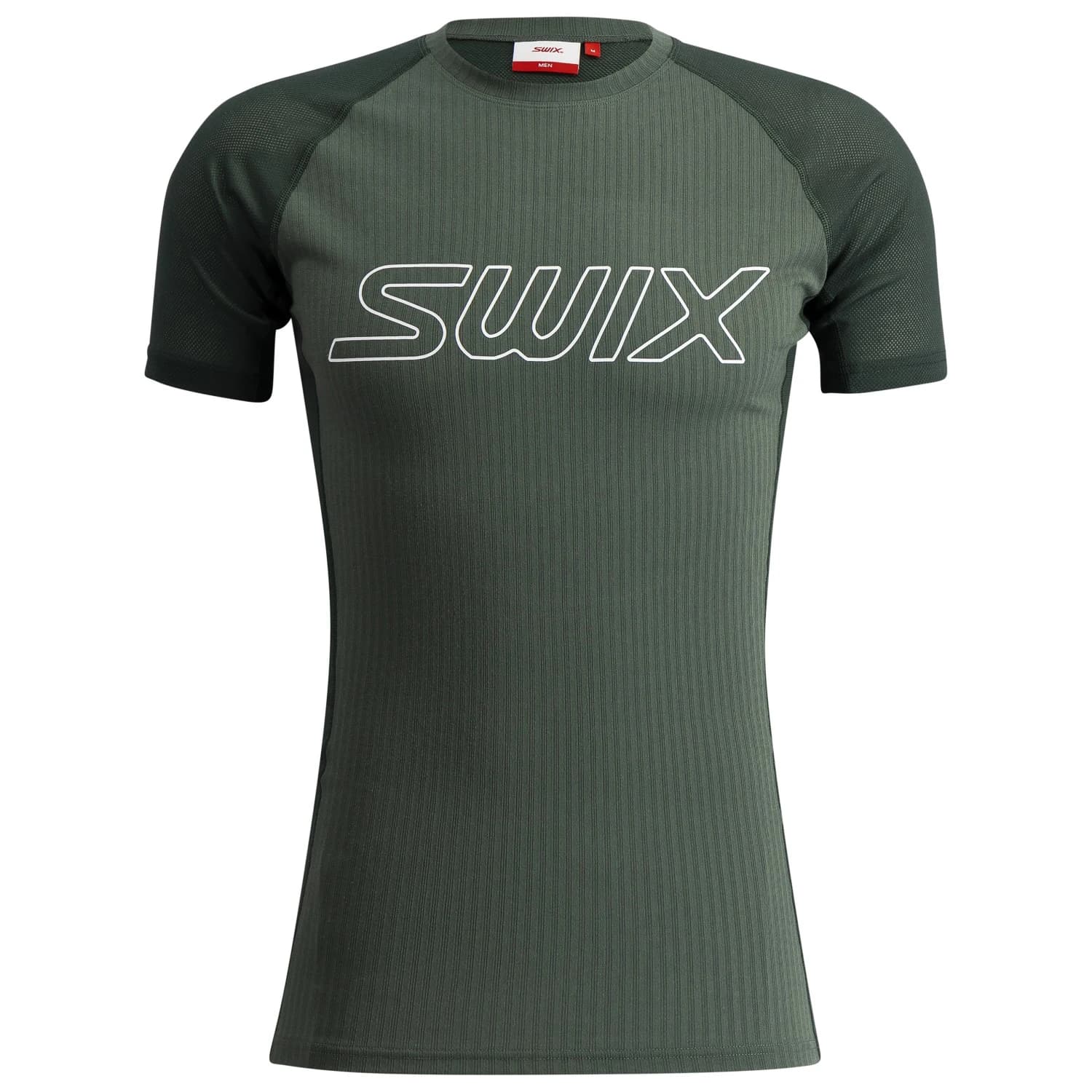 Мъжка тениска Swix Racex Light Short Sleeve Running shirt - Pine / Forest