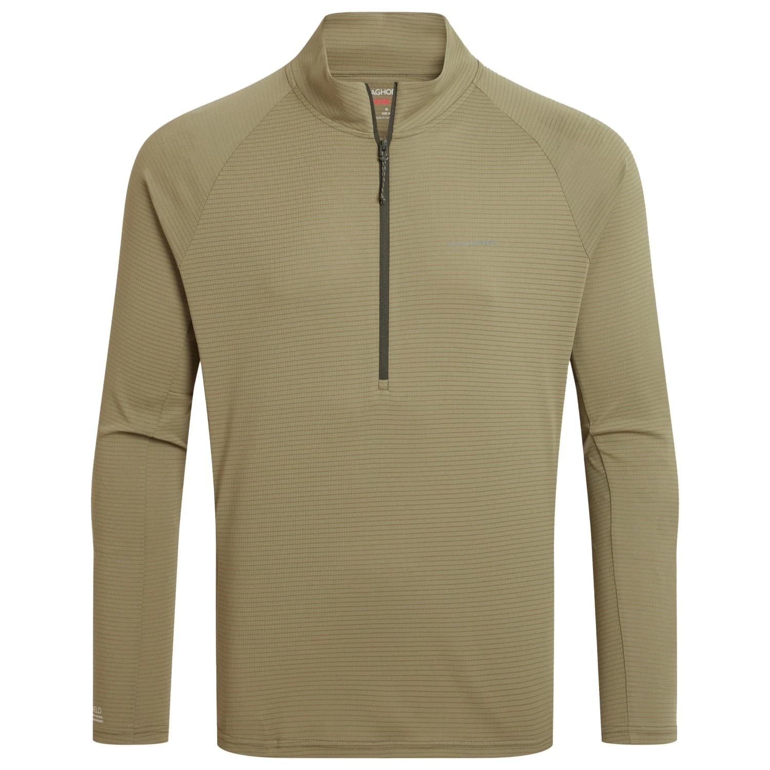 Мъжка блуза с дълъг ръкав Craghoppers Nosilife Solarshield+ Half Zip Top Longsleeve - Cardamon