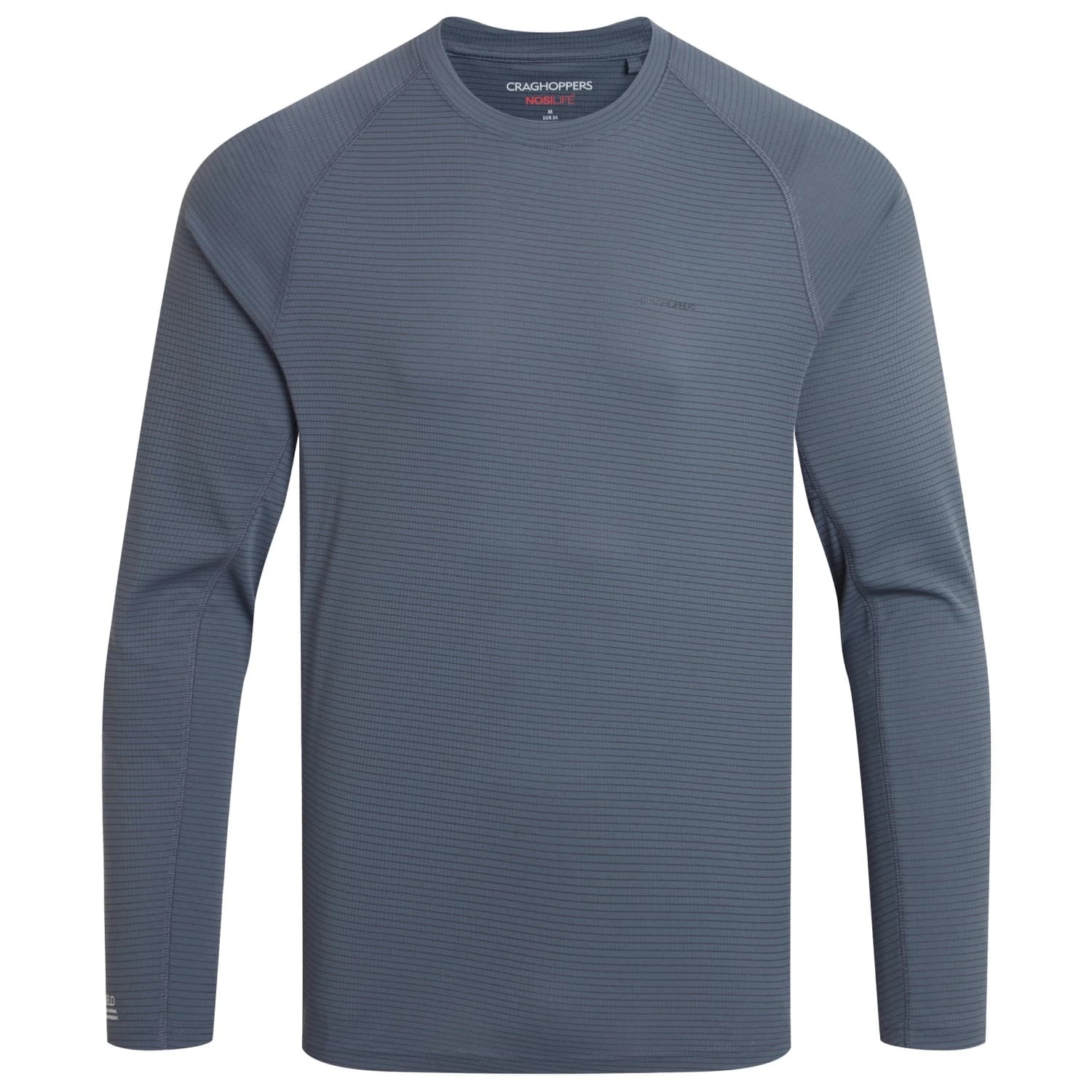 Мъжка блуза с дълъг ръкав Craghoppers Nosilife Solarshield+ L/S T-Shirt Longsleeve - Dark Pewter