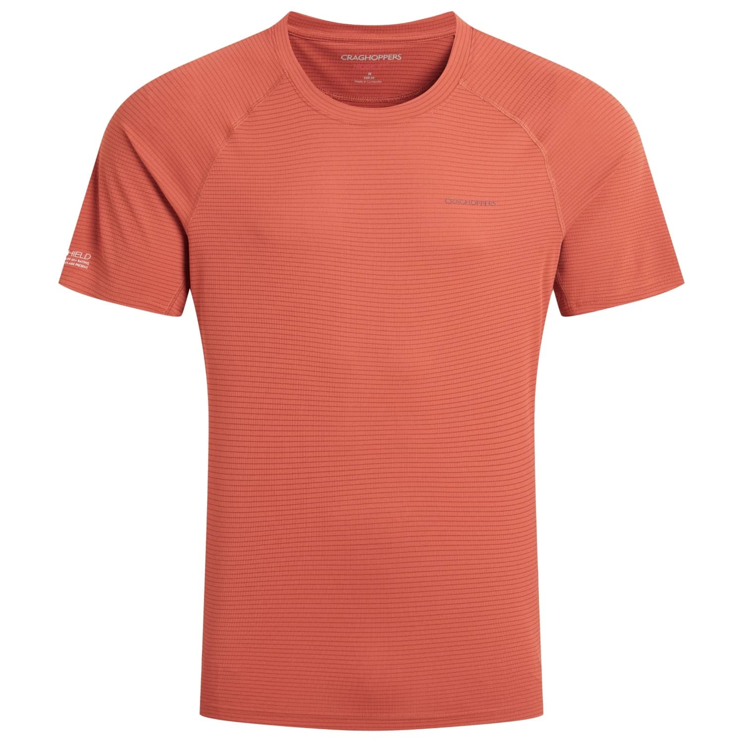 Мъжка тениска Craghoppers Nosilife Solarshield+ S/S T-Shirt - Dark Sahara