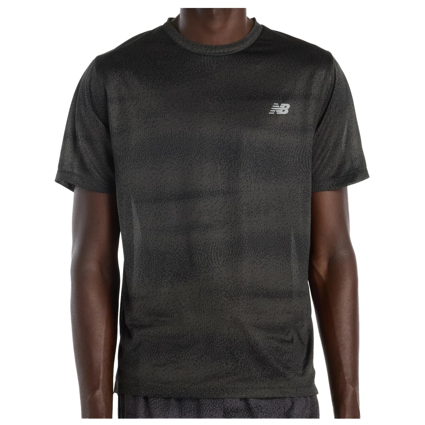Мъжка тениска New Balance Athletics Printed T-Shirt Running shirt - Black / Grey