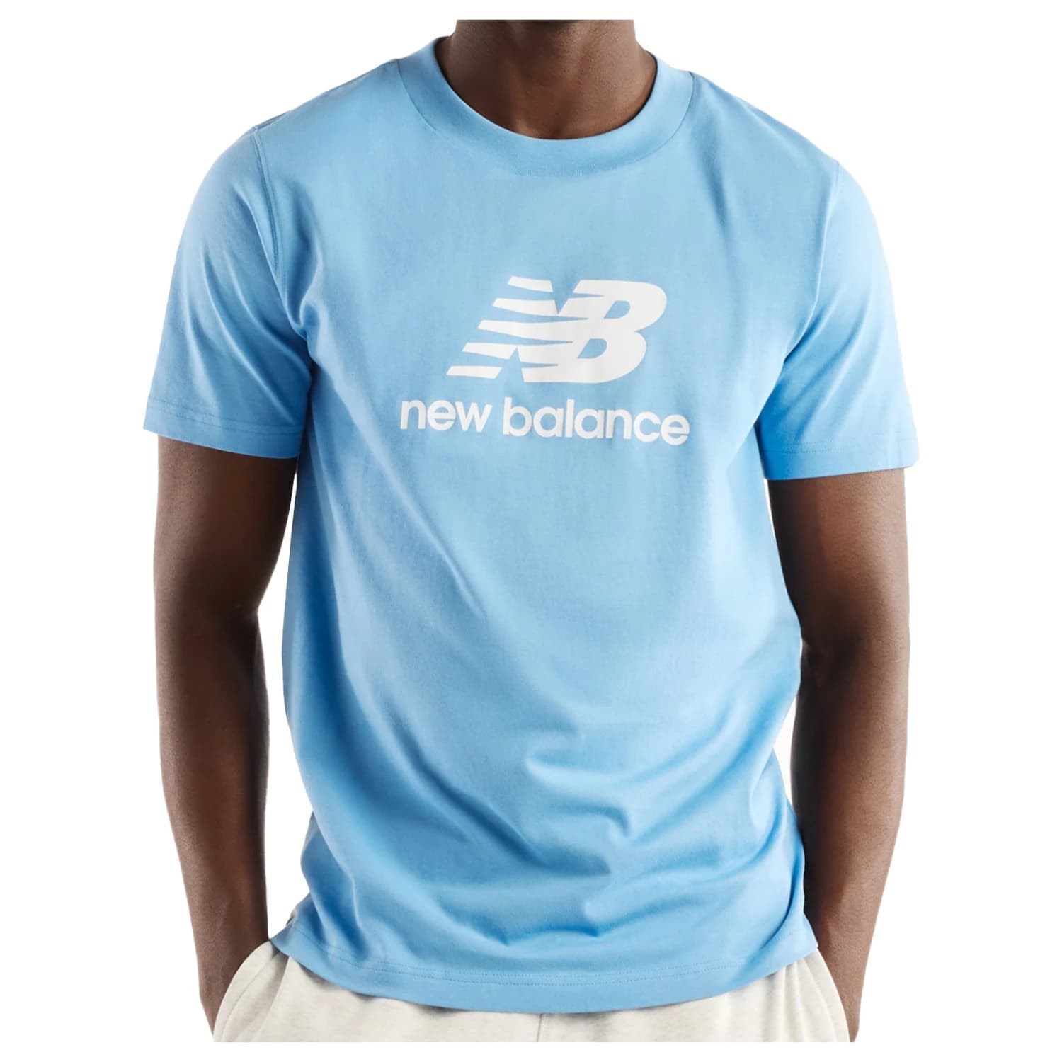 Мъжка тениска New Balance Sport Essentials Logo T-Shirt - Analog Blue
