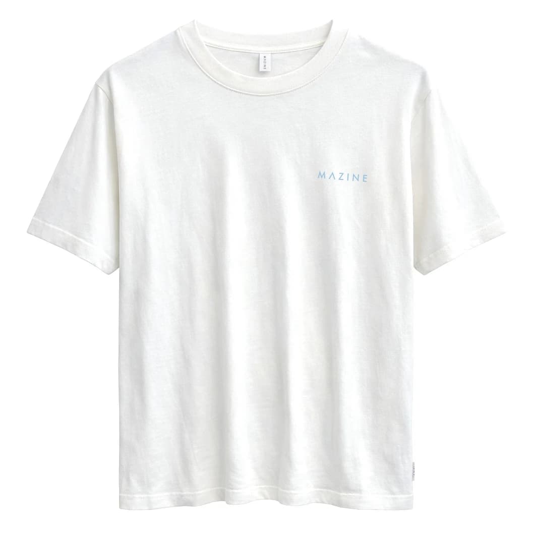 Мъжка тениска Mazine Day Off Back Print T-Shirt - Offwhite / Blue