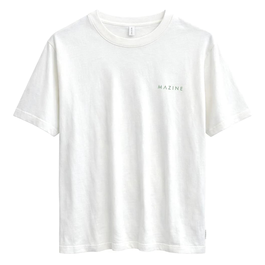 Мъжка тениска Mazine Day Off Back Print T-Shirt - Offwhite / Green