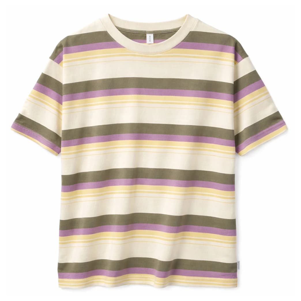 Мъжка тениска Mazine Bold Striped T-Shirt - Offwhite / Multicolor