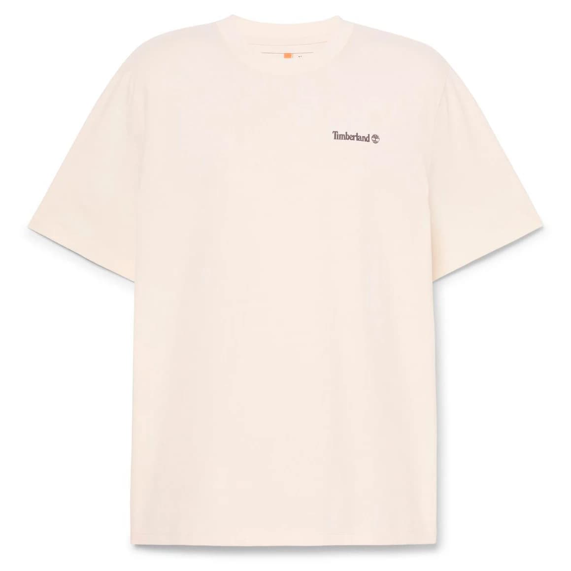 Мъжка тениска Timberland Lake House Back Graphic Tee T-shirt - Vintage White