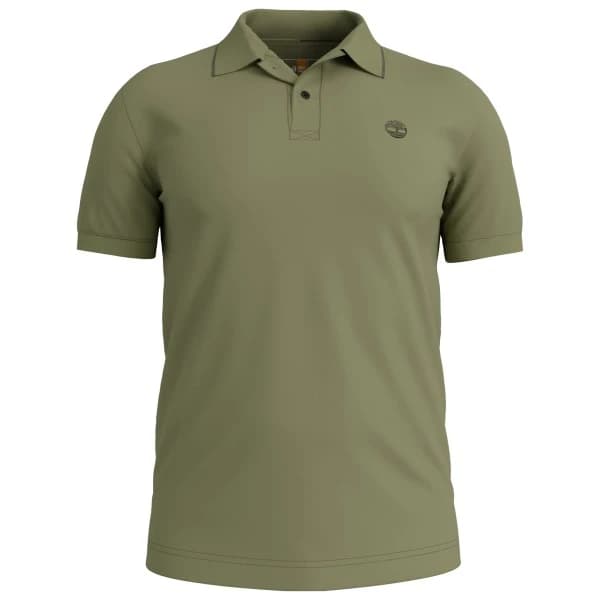 Мъжка поло тениска Timberland Millers River Printed Neck S/S Polo shirt - Sage