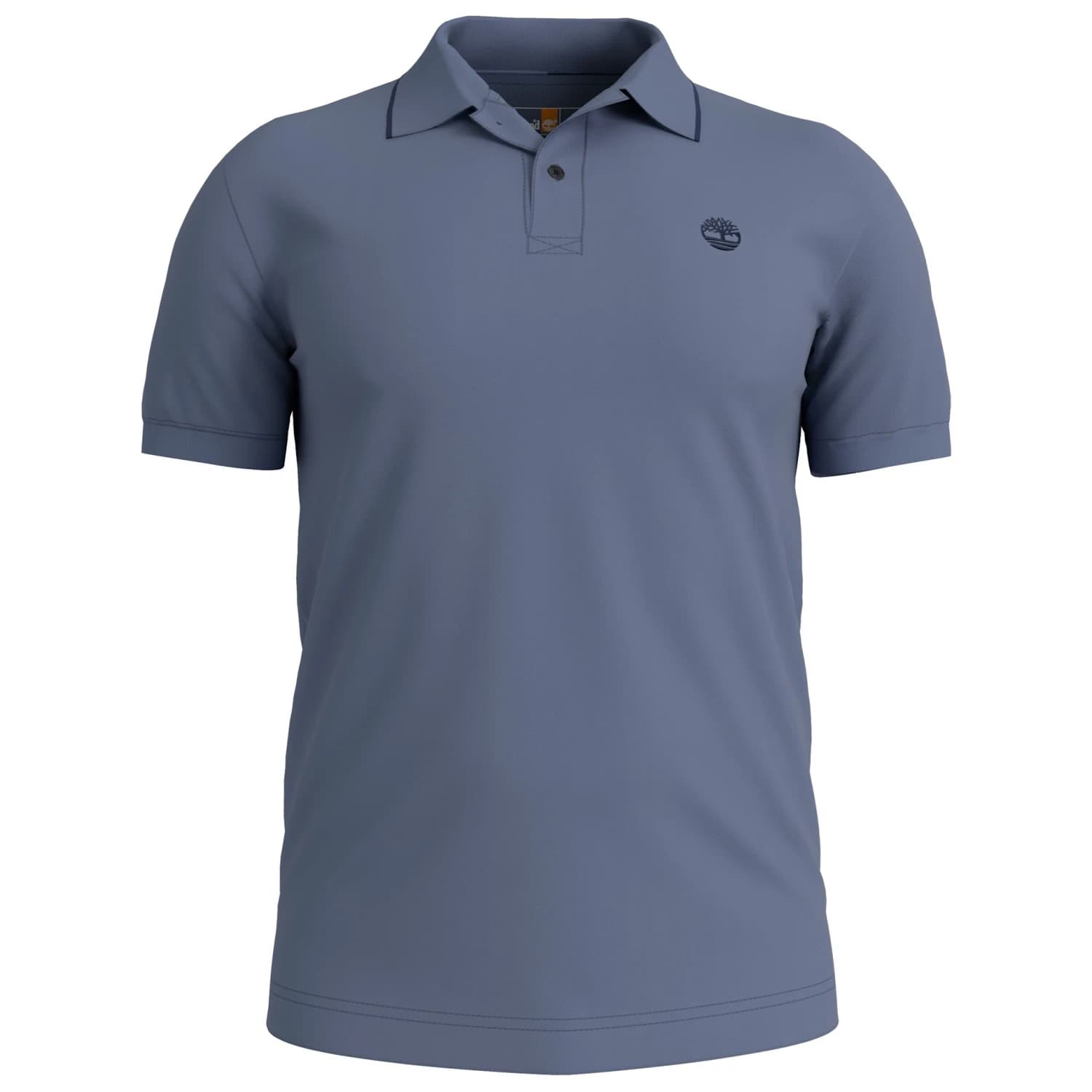 Мъжка поло тениска Timberland Millers River Printed Neck S/S Polo shirt - Stone Wash