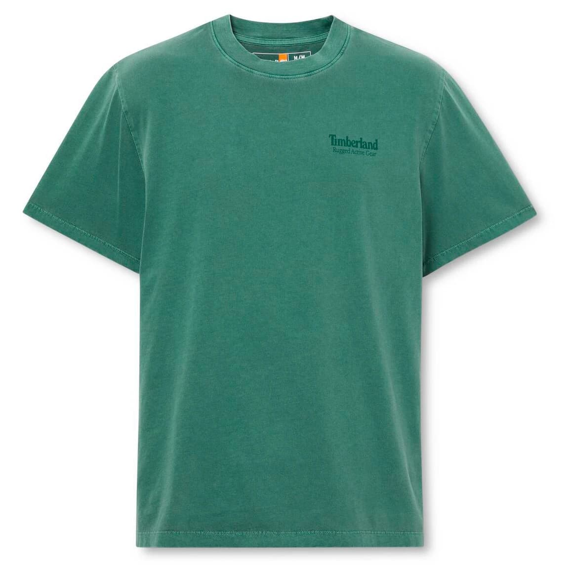 Мъжка тениска Timberland Rugged Active Gear Back Graphic Tee T-shirt - Pineneedle
