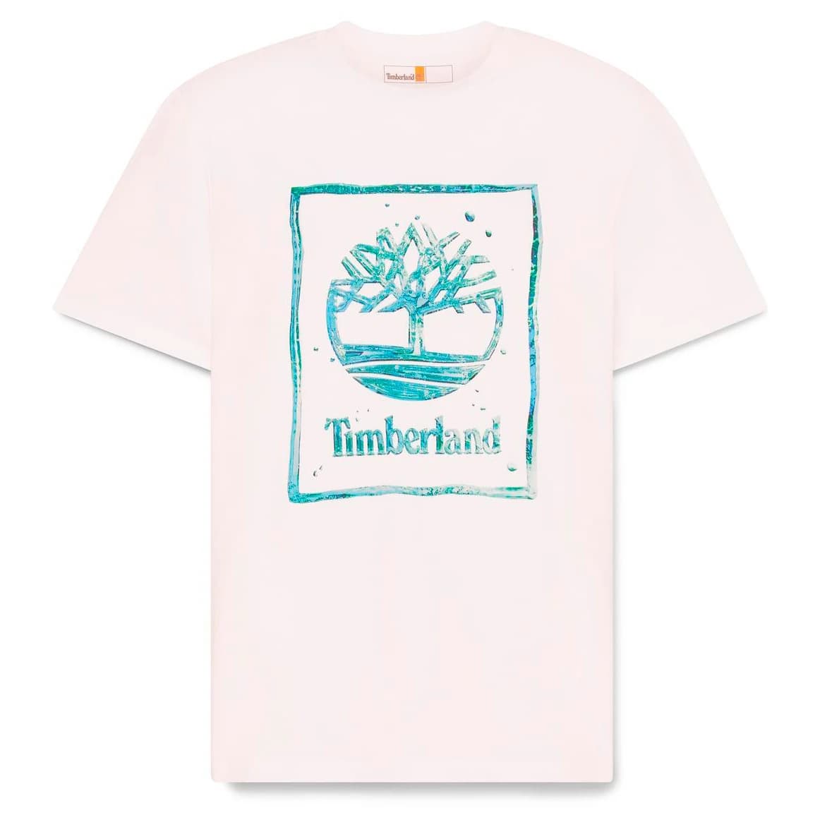 Мъжка тениска Timberland Water Stack Logo S/S Tee T-shirt - White