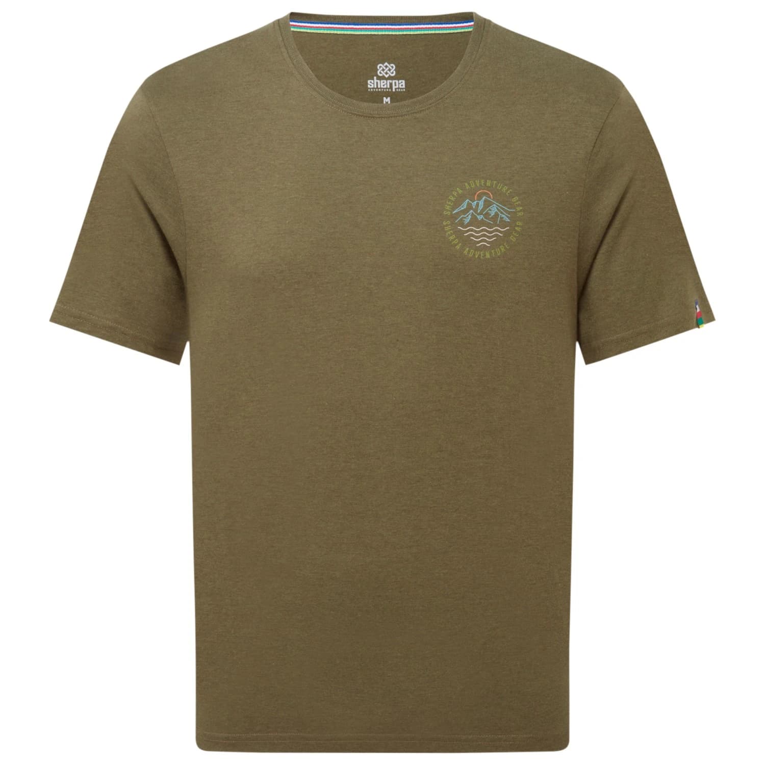 Мъжка тениска Sherpa Bali Circle Tee T-shirt - Evergreen