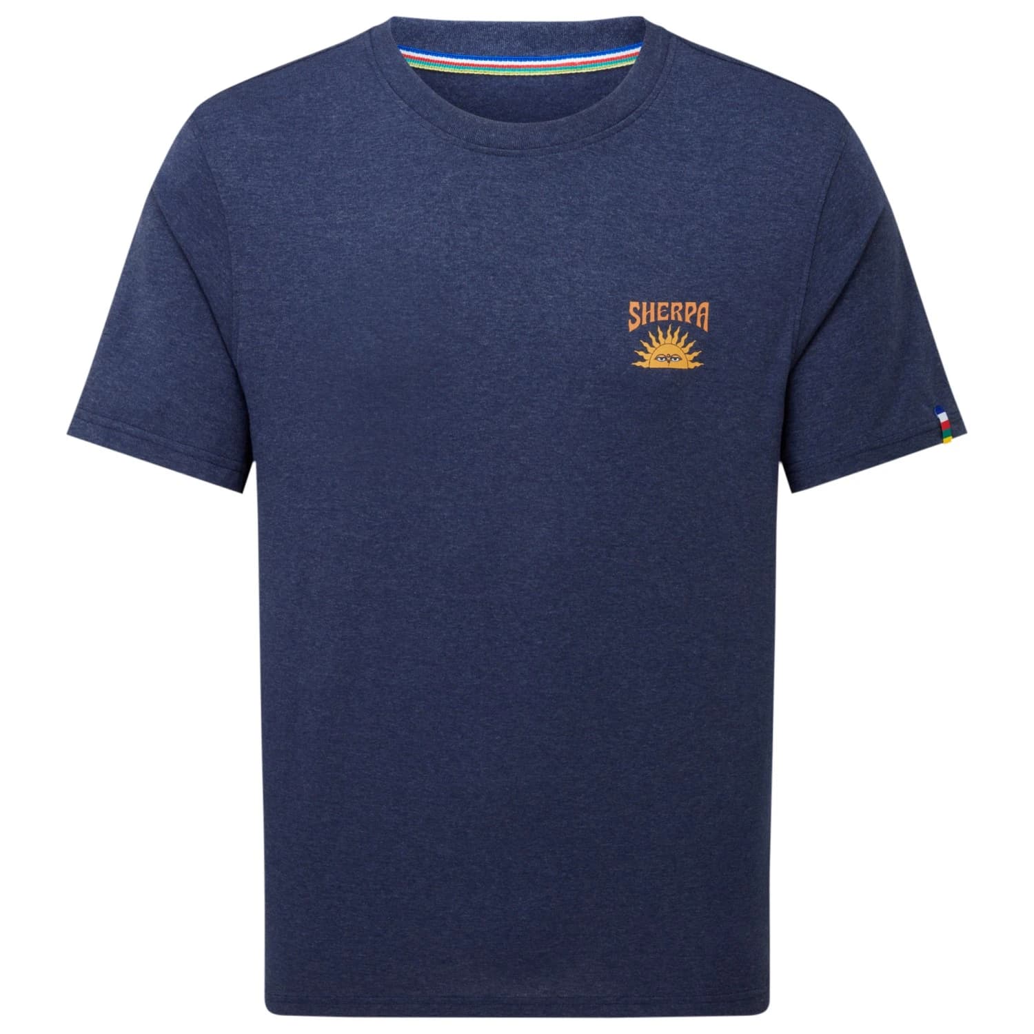 Мъжка тениска Sherpa Jutnu Psychedelic Tee T-shirt - Rathee Blue