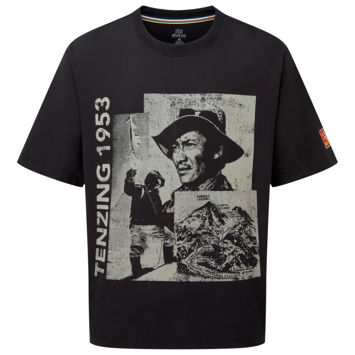 Мъжка тениска Sherpa Tenzing Tee T-shirt - Black