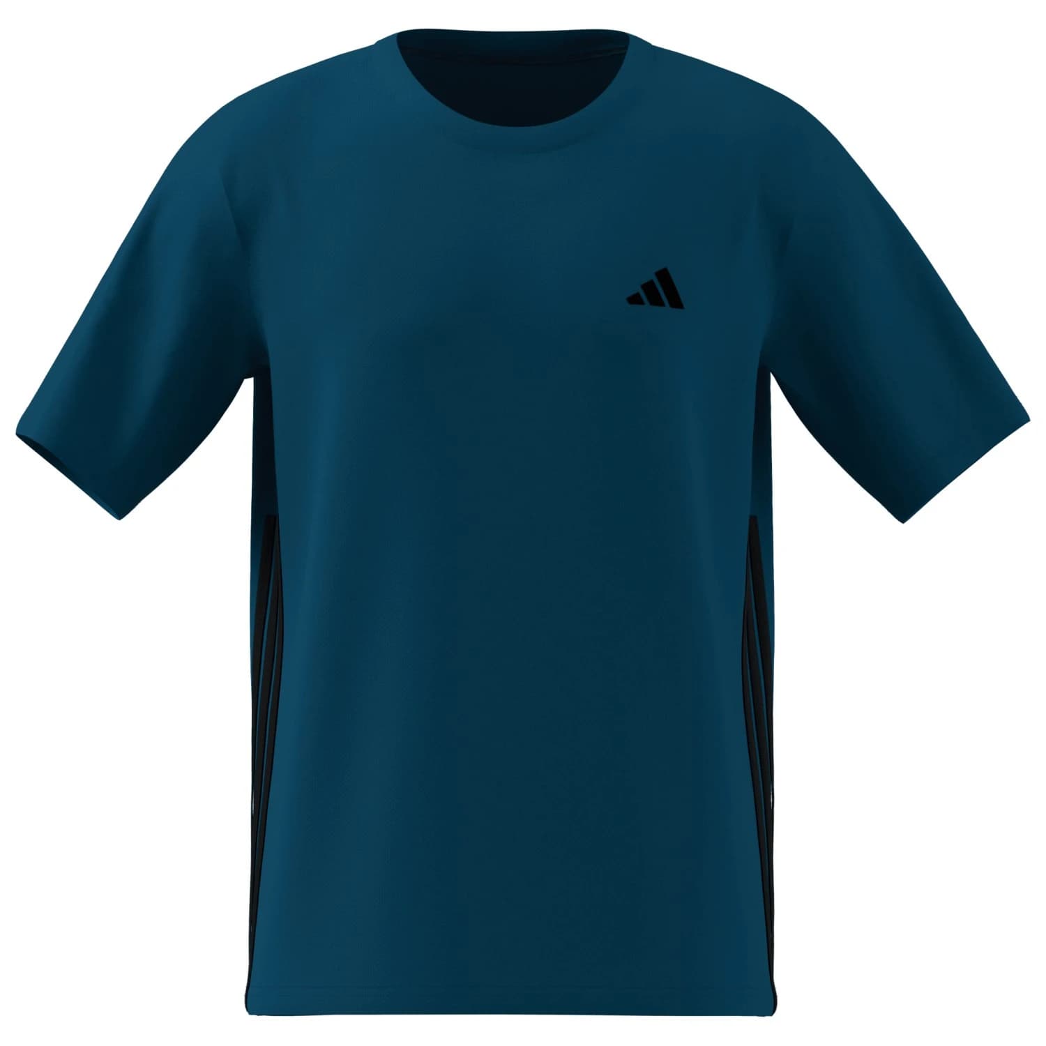 Мъжка спортна тениска Adidas WE Base 3-Stripes Tee Sport shirt - Dusky Petrol / Black