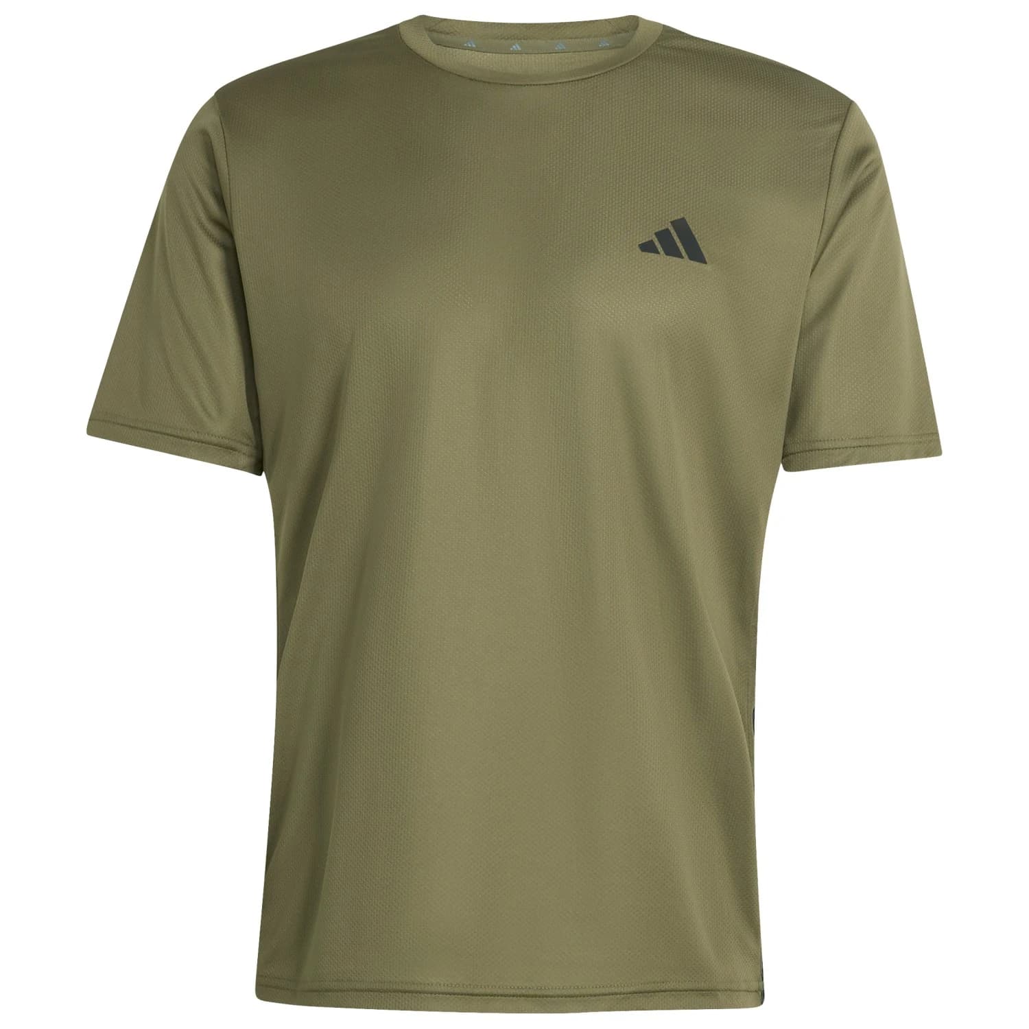 Мъжка спортна тениска adidas WE Base 3-Stripes Tee Sport shirt - Olive Strata / Black