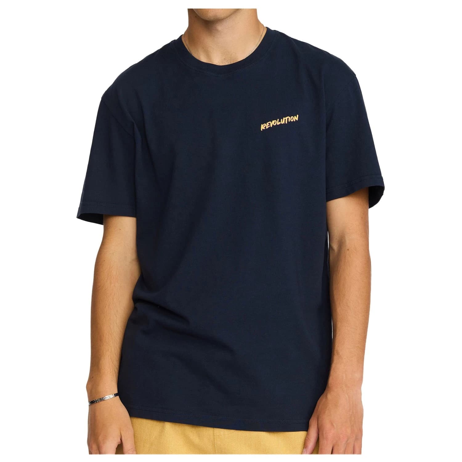 Тениска Revolution Printed T-Shirt Sign T-shirt - Navy