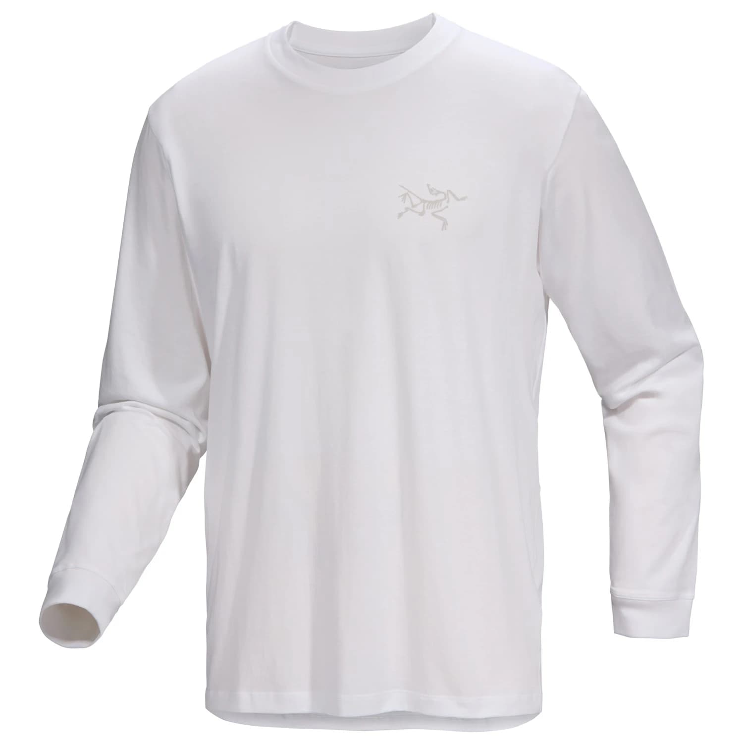 Мъжка тениска Arc'teryx Kragg SL Cotton L/S Longsleeve - White Light