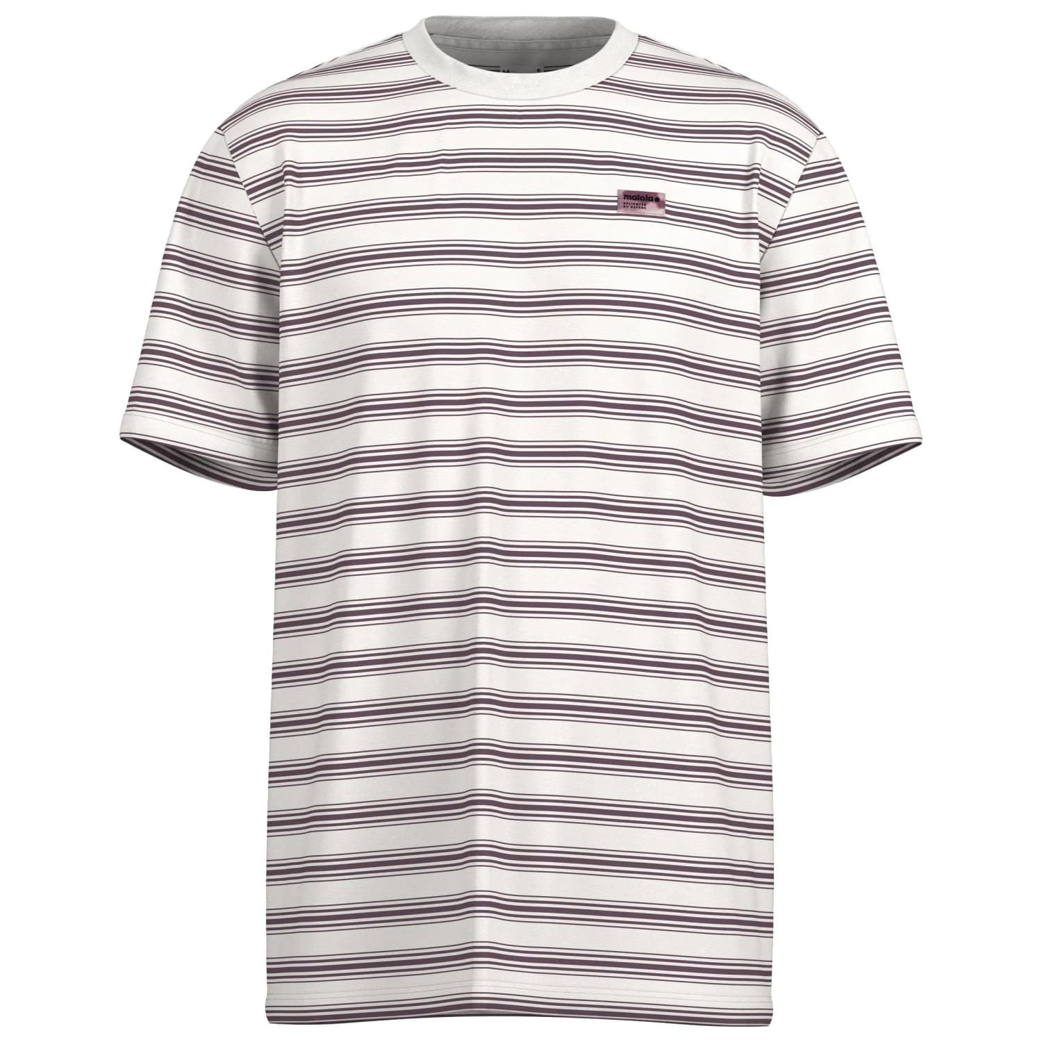 Мъжка тениска Maloja GriffinM. T-shirt - Stormy Lilac Stripe