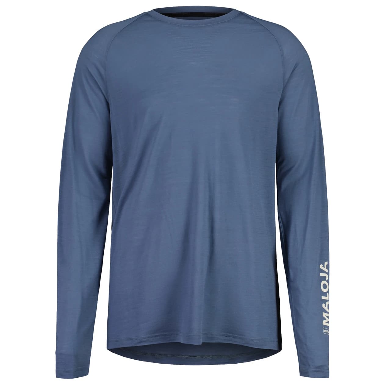 Мъжка мериносова блуза Maloja TraunsteinM. Sport shirt - Dusty Blue