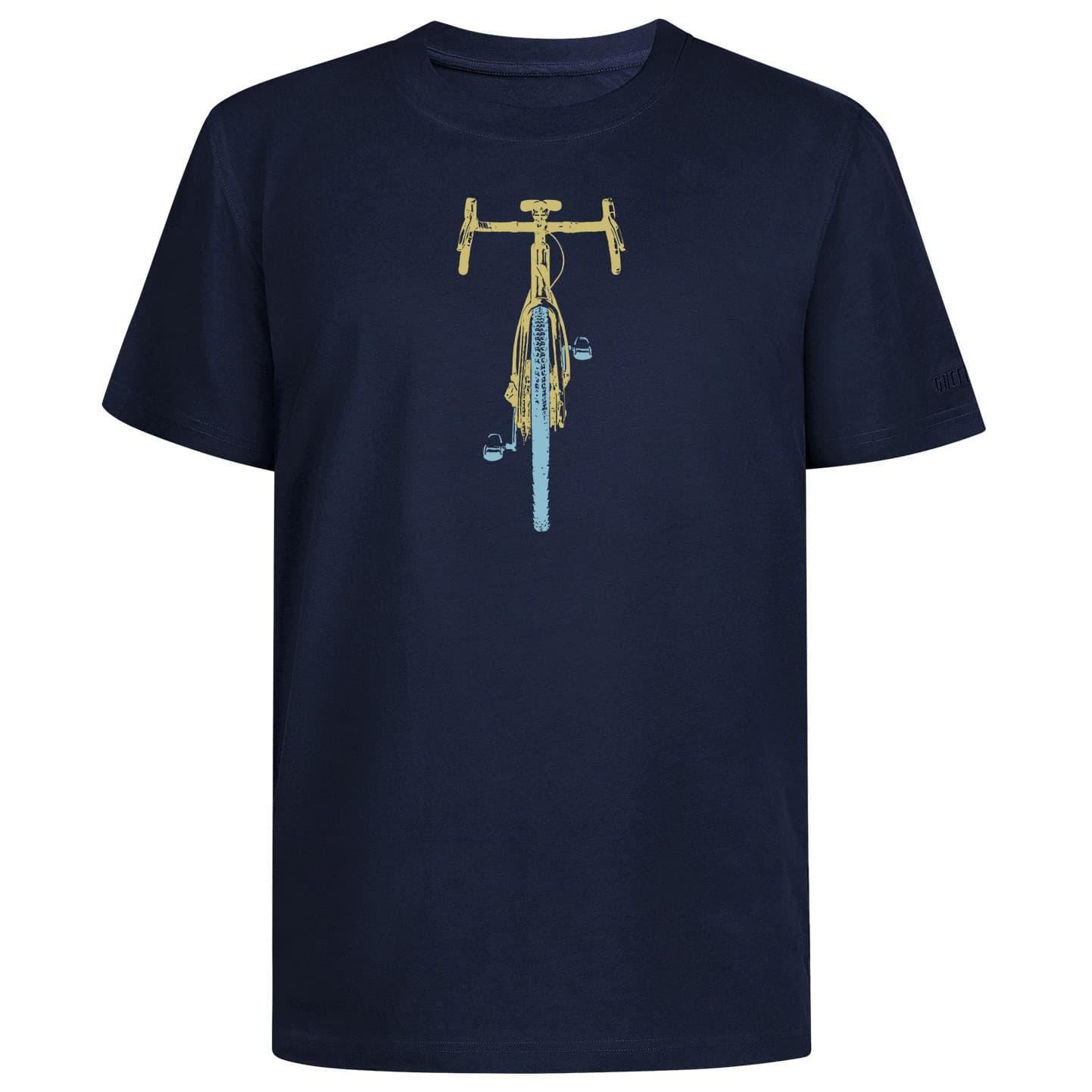 Мъжка тениска GreenBomb Bike Front Stamp Fusion T-Shirt - Navy
