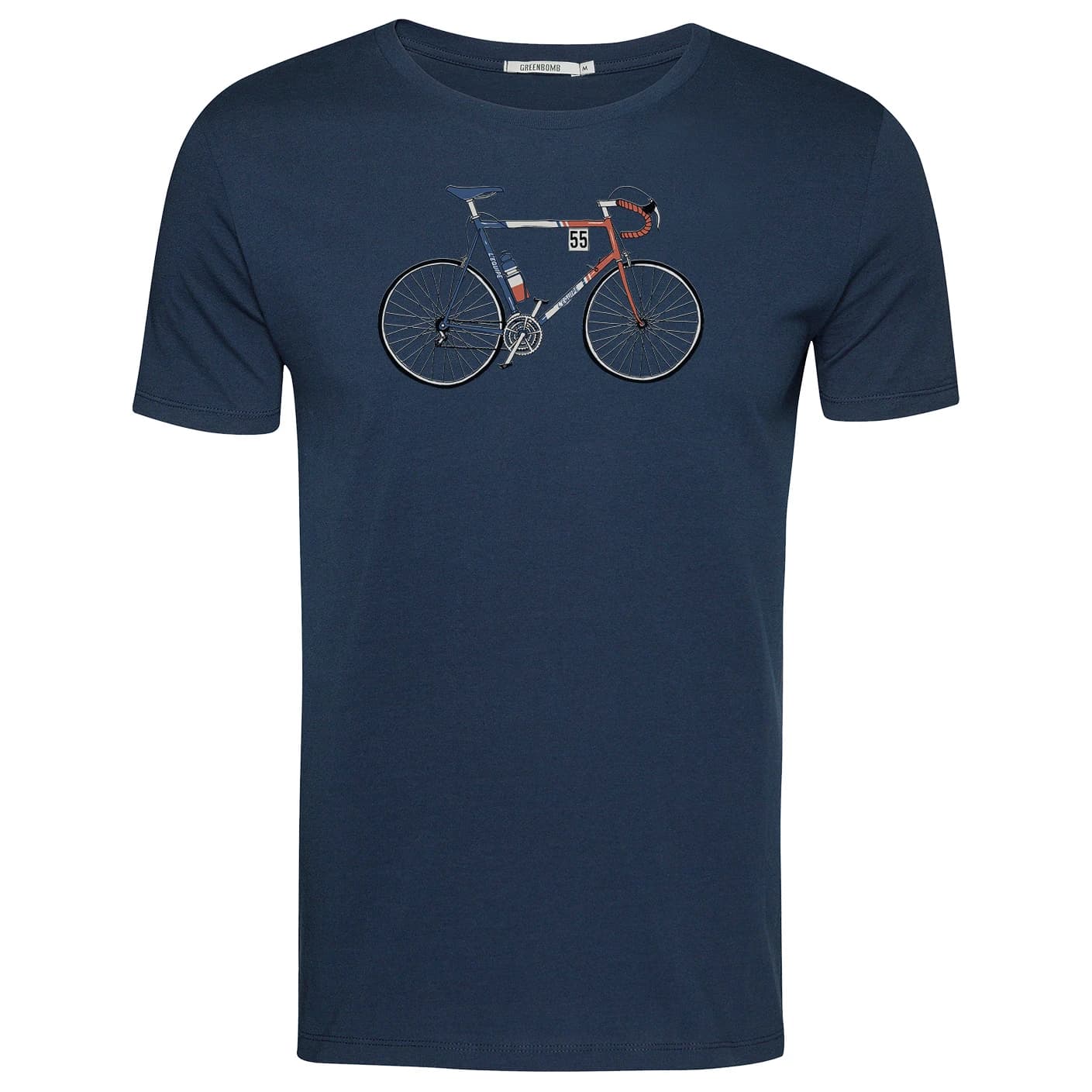 Мъжка тениска GreenBomb Bike Jacques Guide T-Shirt - Navy