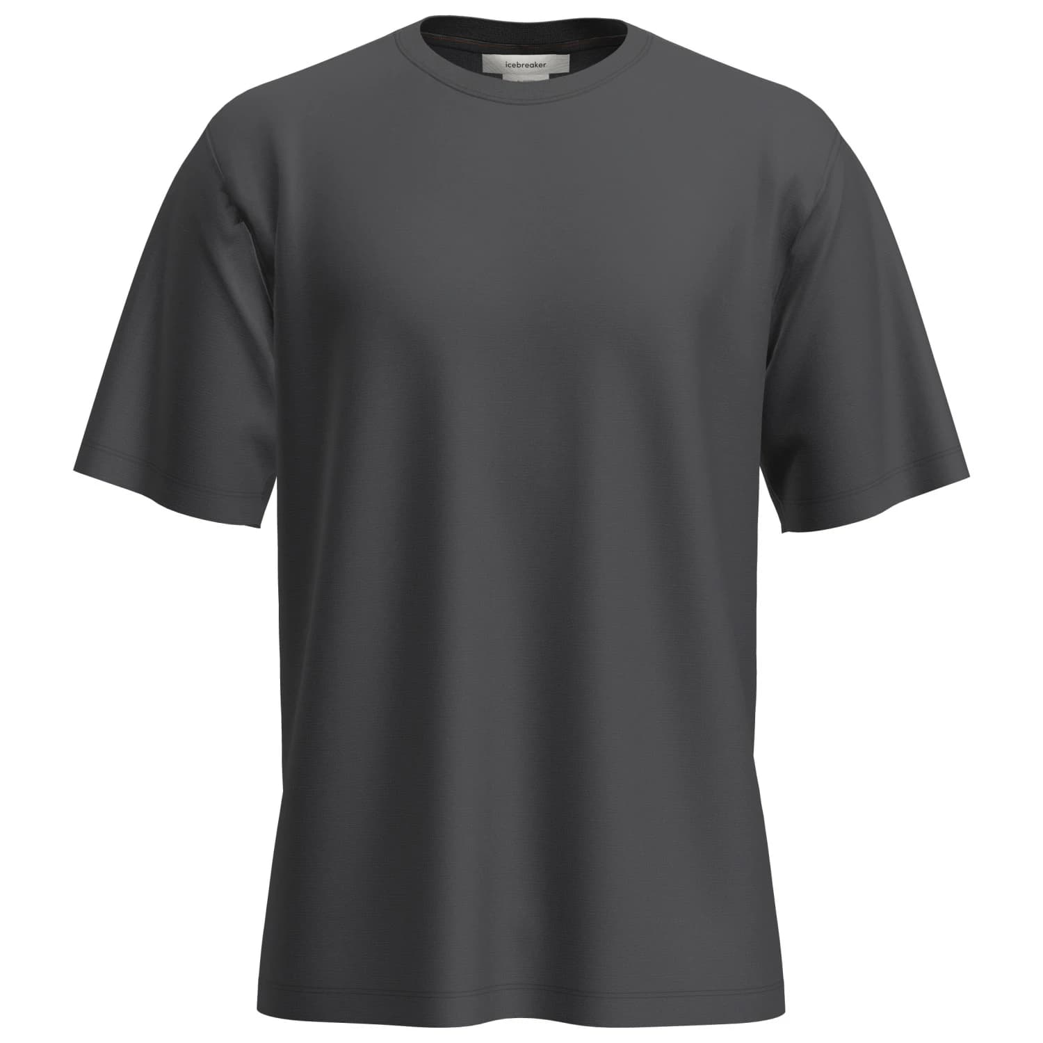 Мъжка мериносова блуза Icebreaker Merino 150 Tech Lite S/S Relaxed Tee Merino shirt - Obsidian