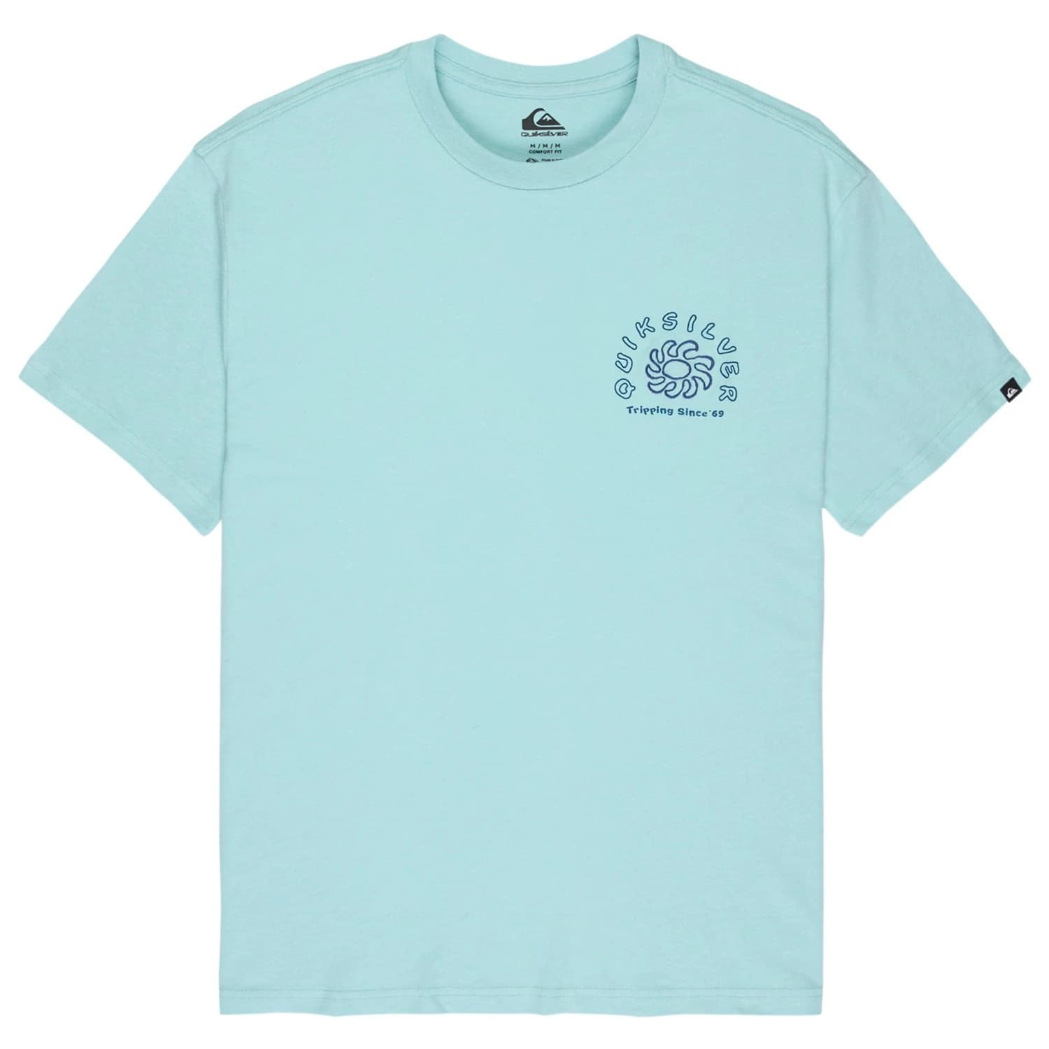 Мъжка тениска Quiksilver Curve Palm T-shirt - Blue Haze