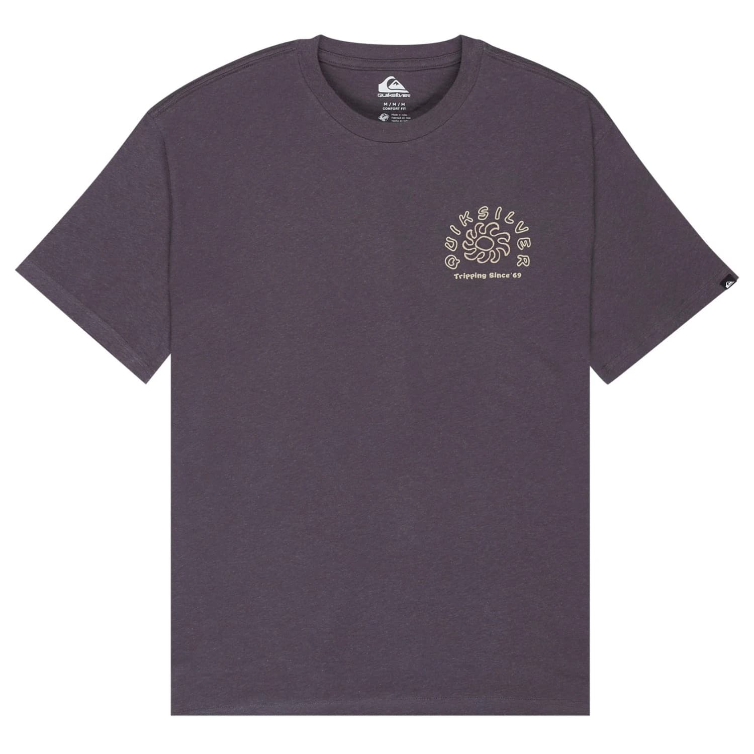 Мъжка тениска Quiksilver Curve Palm T-shirt - Iron Gate