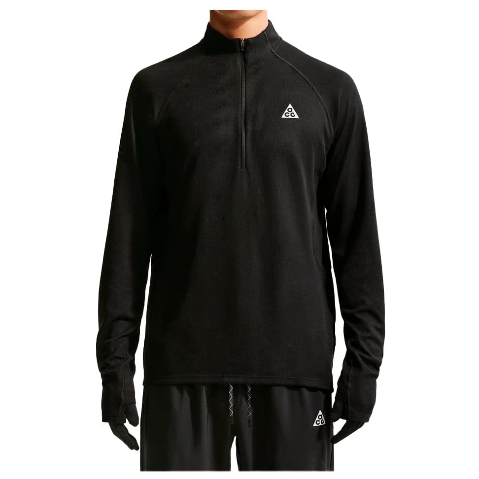 Мъжка спортна тениска Nike ACG Dri-Fit Trail Midlayer Half Zip Running shirt - Black / Black / Summit White