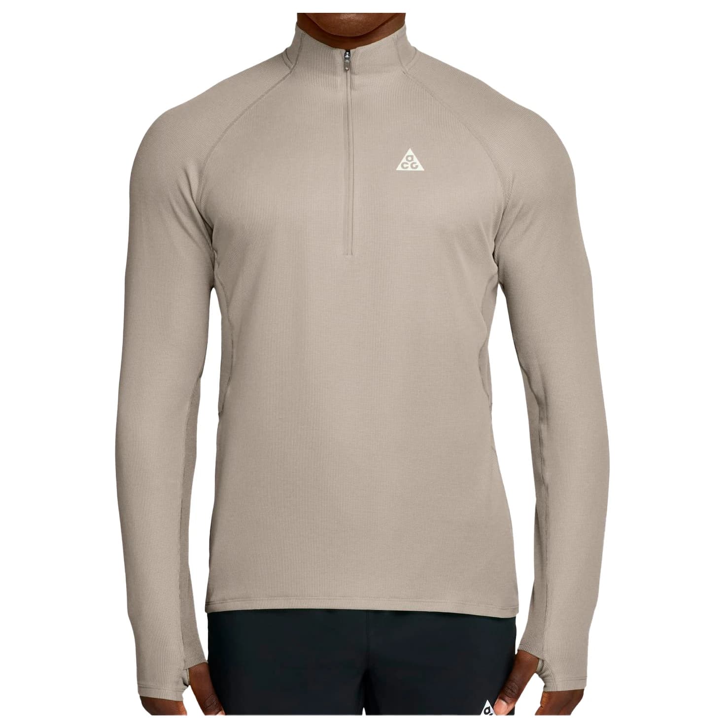 Мъжка спортна тениска Nike ACG Dri-Fit Trail Midlayer Half Zip Running shirt - Cream II / Cream II / Summit White