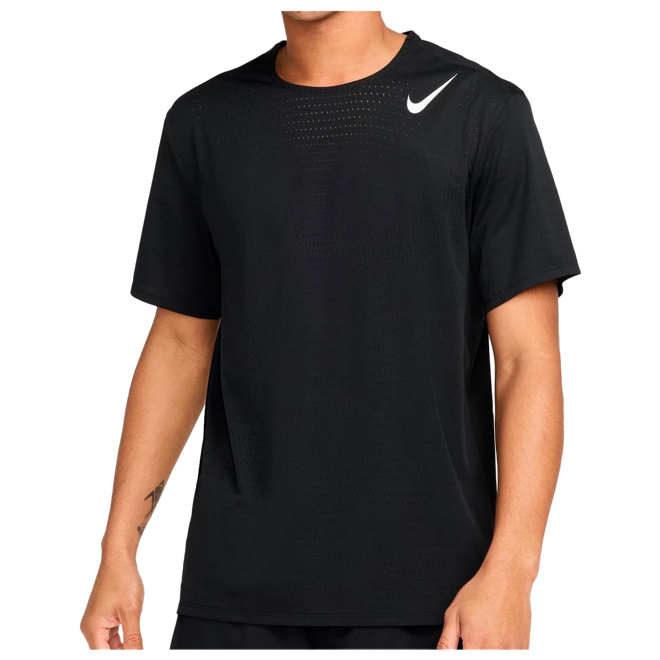 Мъжка тениска Nike Dri-Fit ADV Aeroswift S/S Top Running shirt - Black / Summit White
