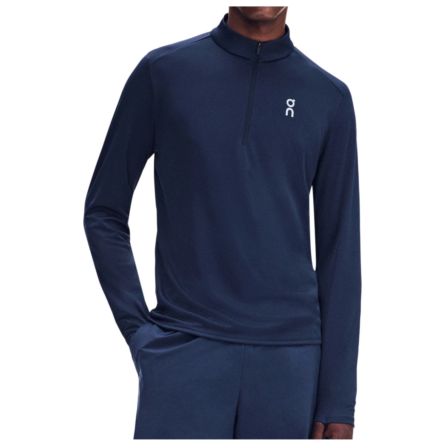 Мъжка тениска On Core 1/4 Zip Running shirt - Midnight