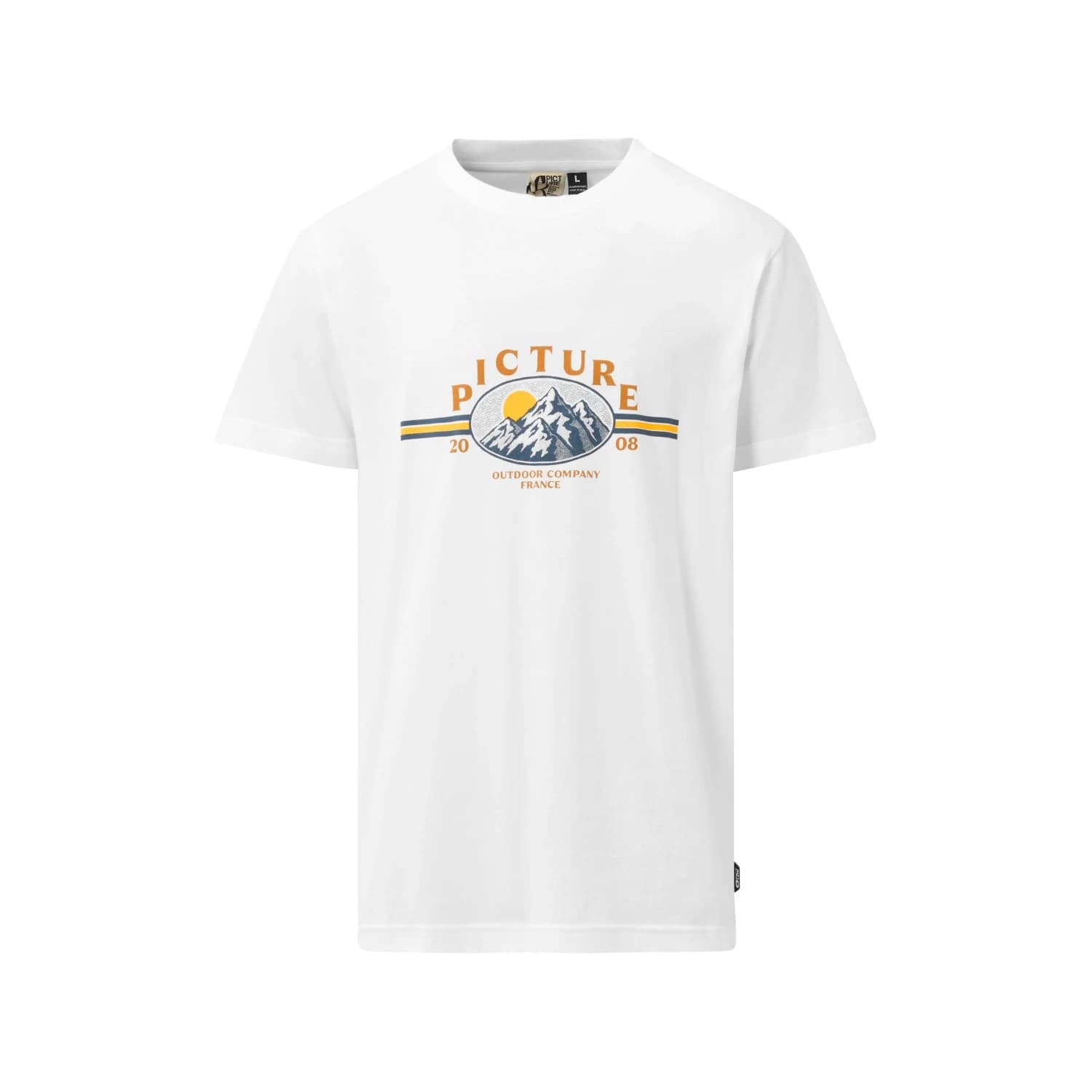 Мъжка тениска Picture Authentic Tee T-shirt - White
