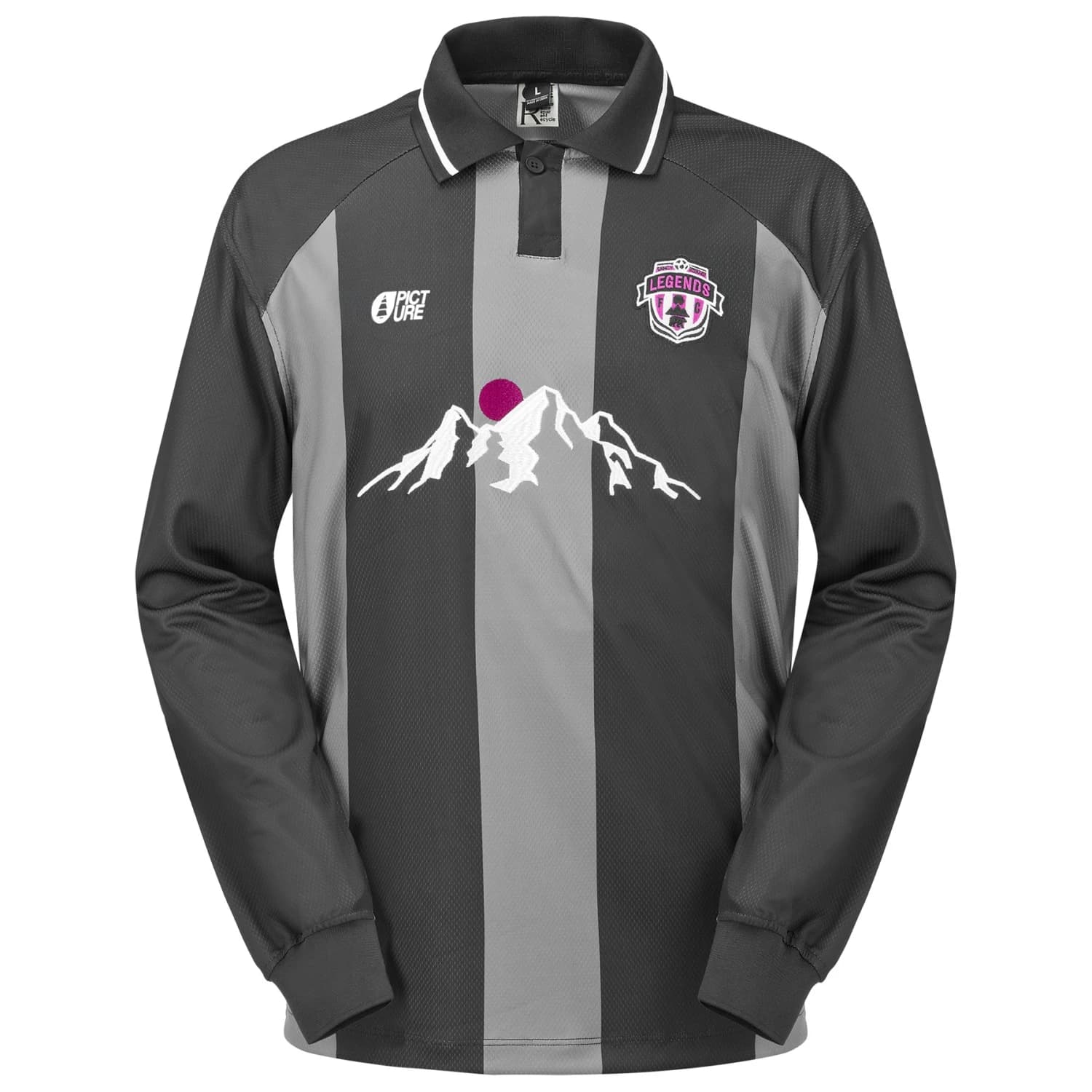 Мъжка блуза с дълъг ръкав Picture Genep L/S Tee Longsleeve - Black